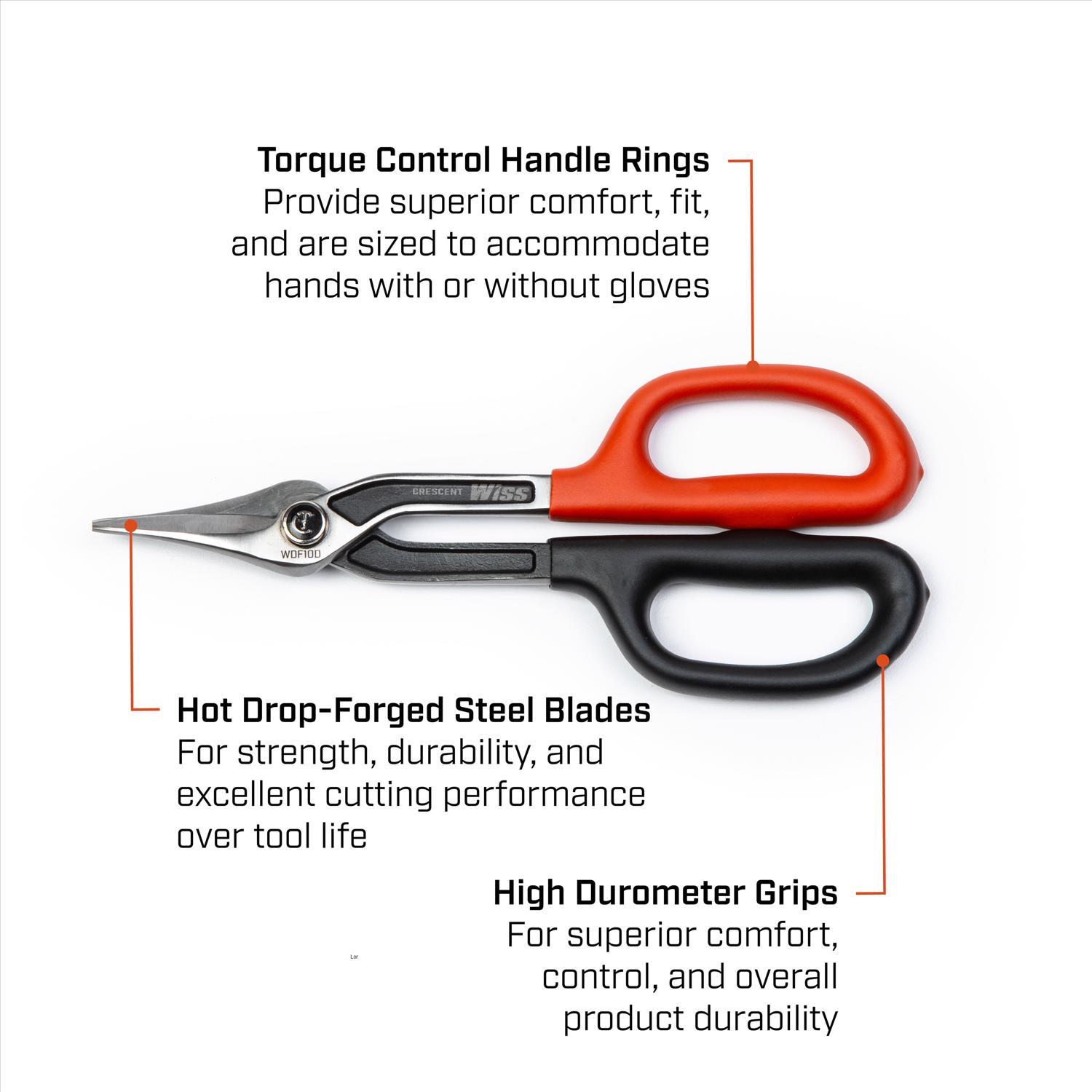 Crescent Wiss 10-1/4 in. Stainless Steel Combination Duckbill Snips 1 pk
