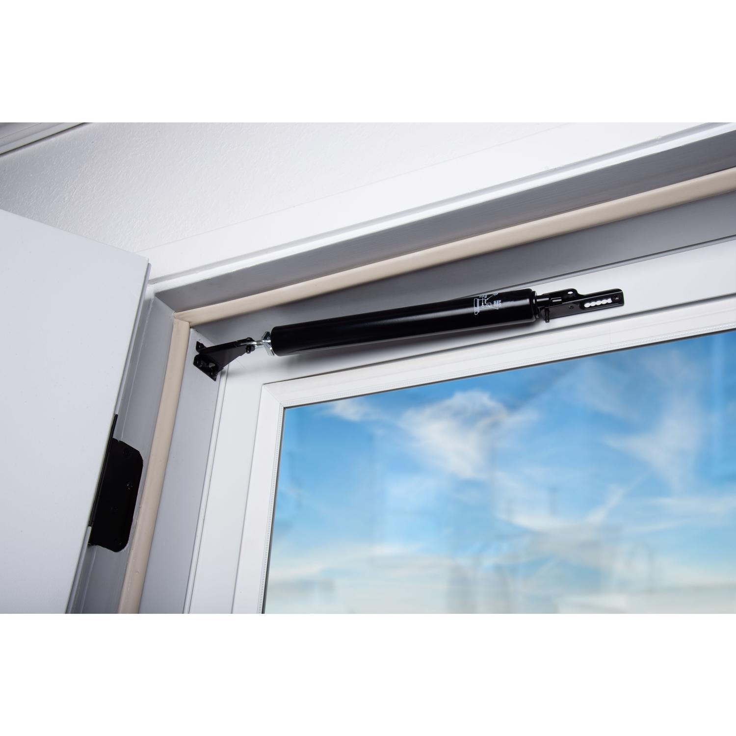Ace Black Aluminum/Steel Pneumatic Screen/Storm Door Closer