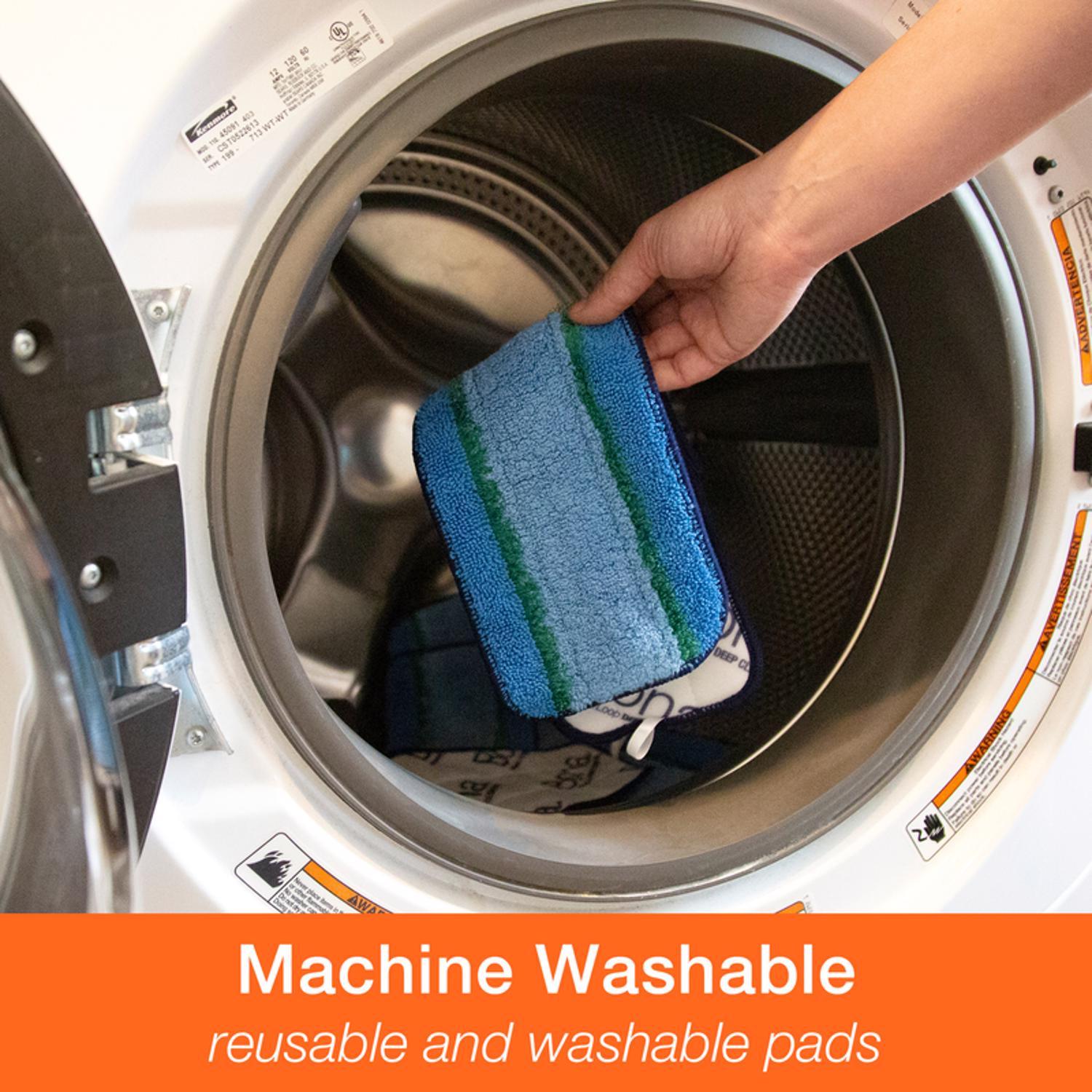 Bona Microplus 15 in. Wet Microfiber Mop Pad 3 pk