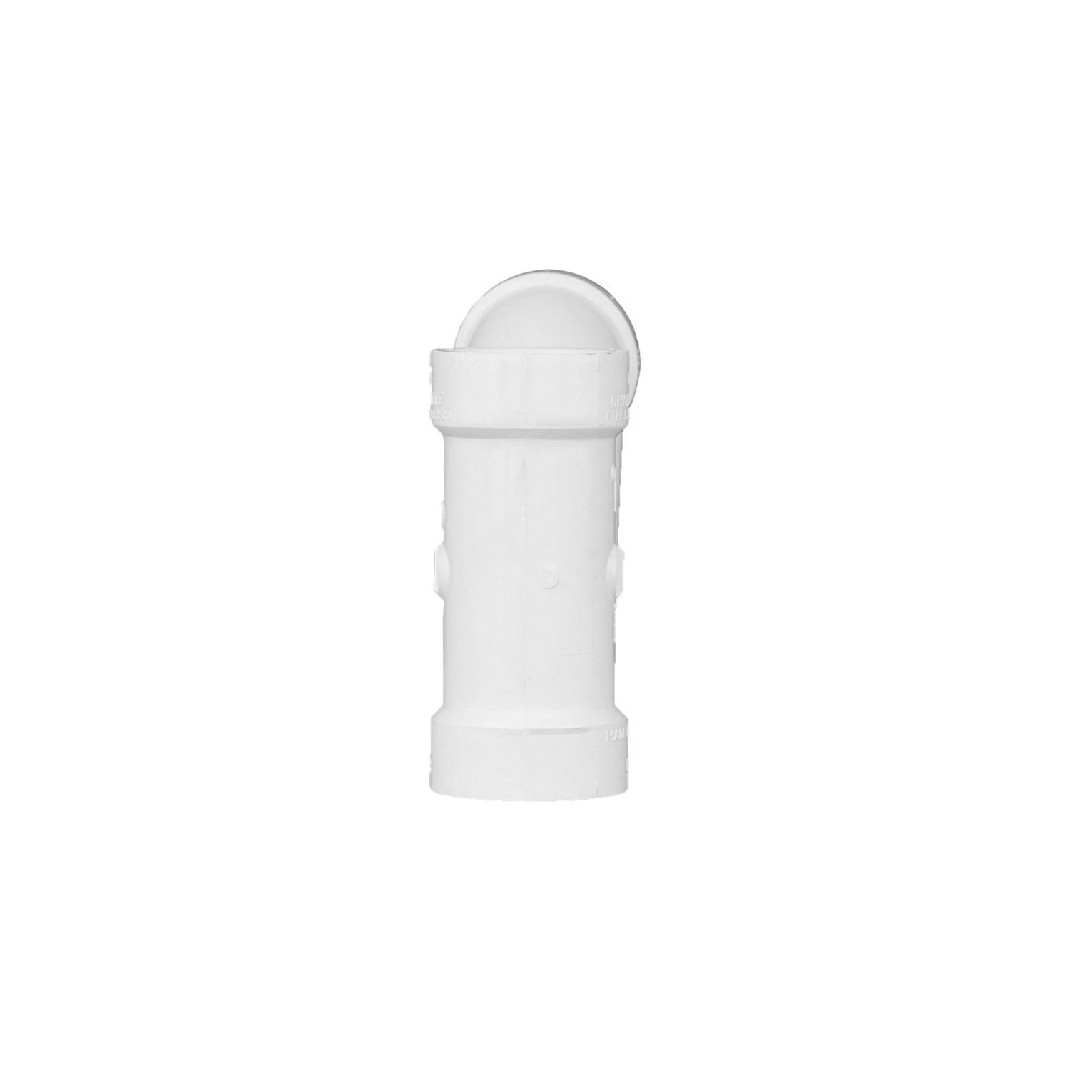 Charlotte Pipe Schedule 40 1-1/2 in. Hub X 1-1/2 in. D Hub PVC Long Turn Wye 1 pk