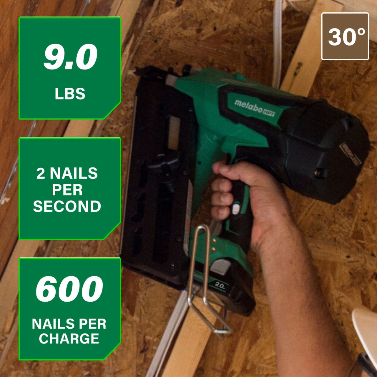 18V MultiVolt Cordless 30 Degree 3-1/2 in. Paper Tape Framing Nailer