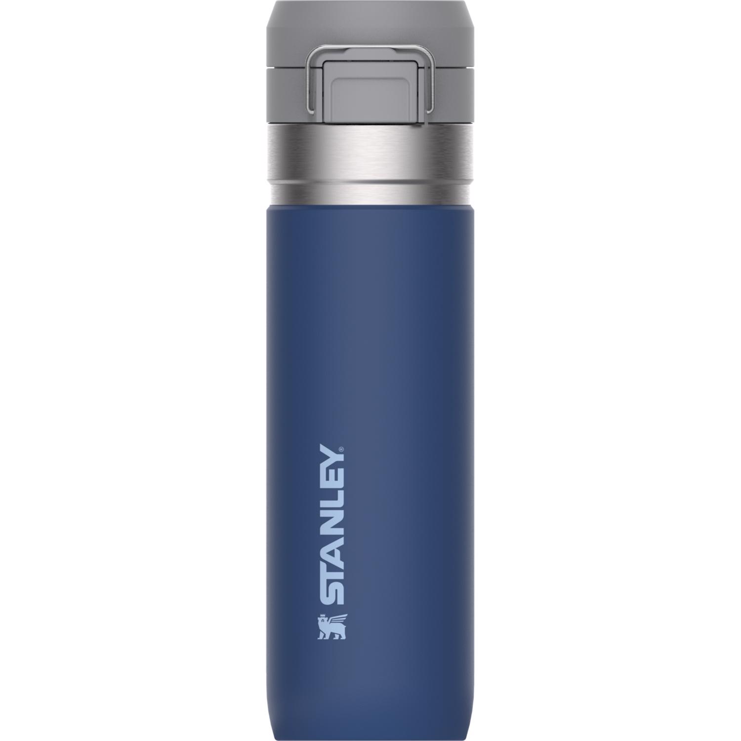 Stanley The Quick Flip Go 24 oz Double-wall Lapis BPA Free Insulated Water Bottle
