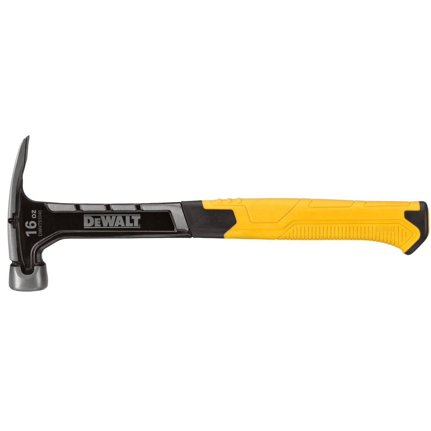 DeWalt 16 oz Smooth Face Rip Claw Hammer 7.50 in. Steel Handle