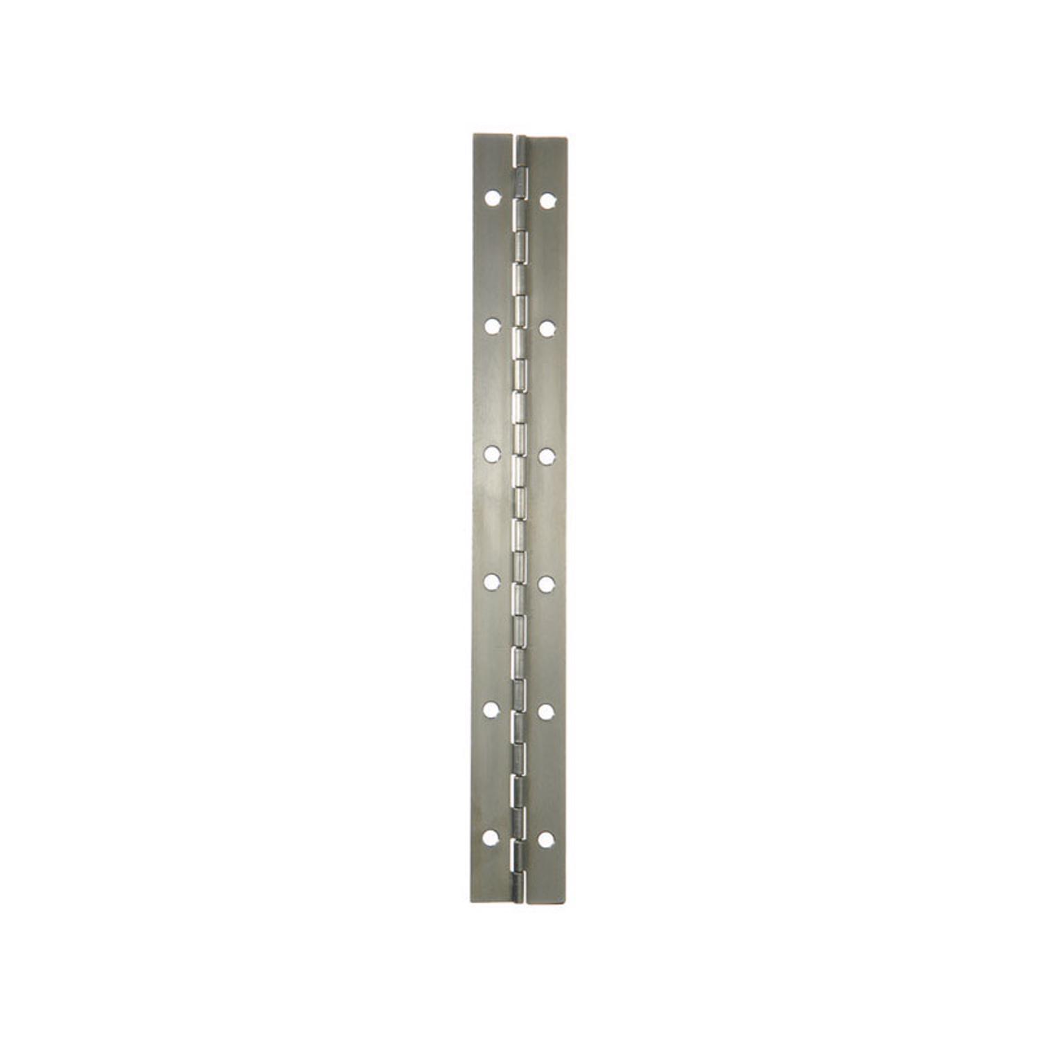 Ace 1-1/2 in. W X 12 in. L Stainless Steel Continuous Hinge 1 pk
