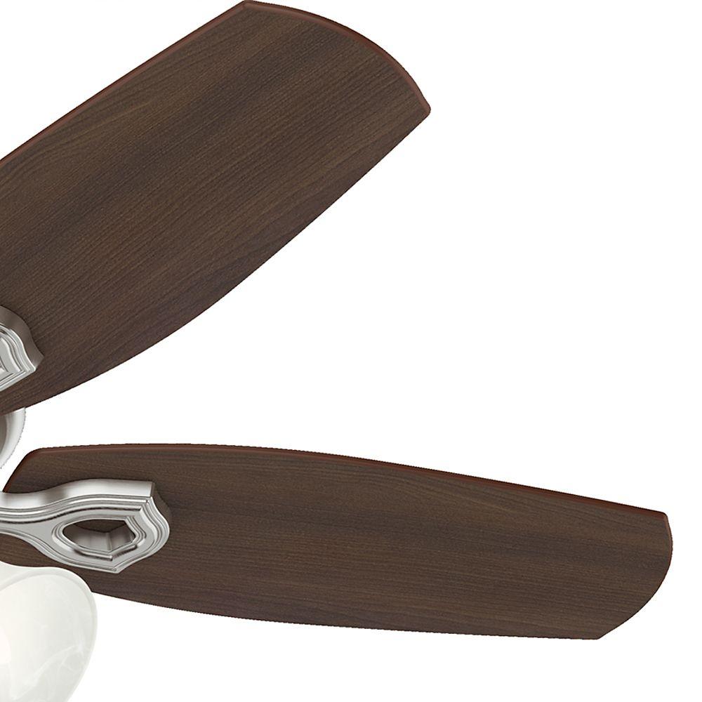 Hunter 42" Indoor Brushed Nickel Ceiling Fan with Light Kit