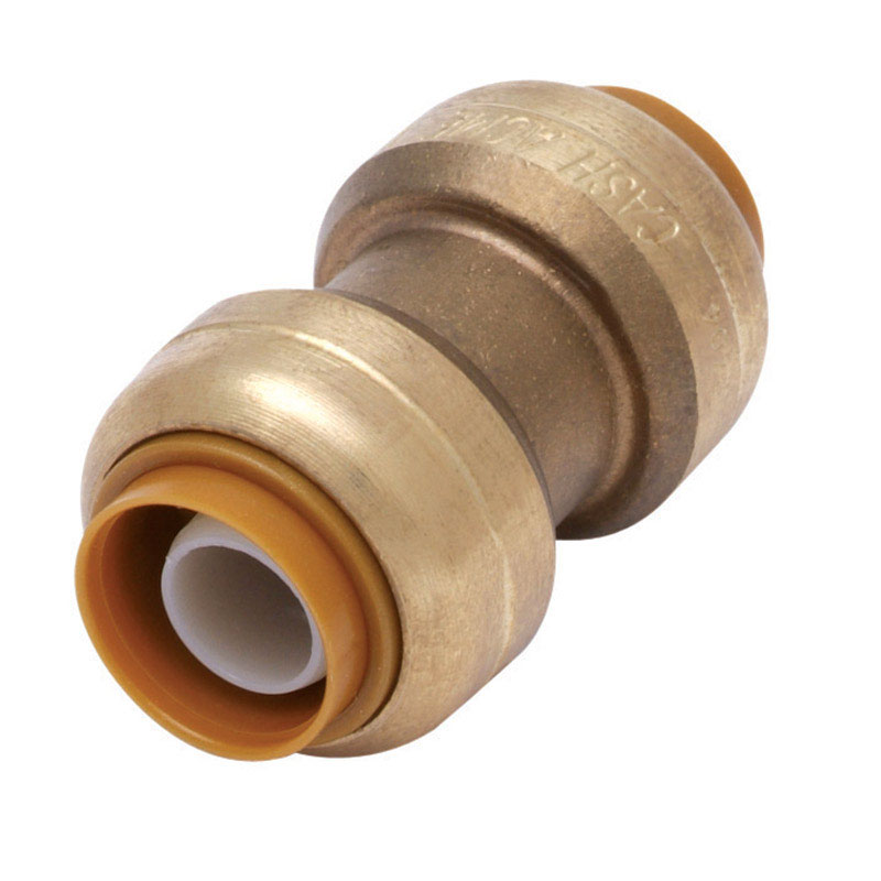 SharkBite 1/2 in. Push X 1/2 in. D Push Brass Coupling