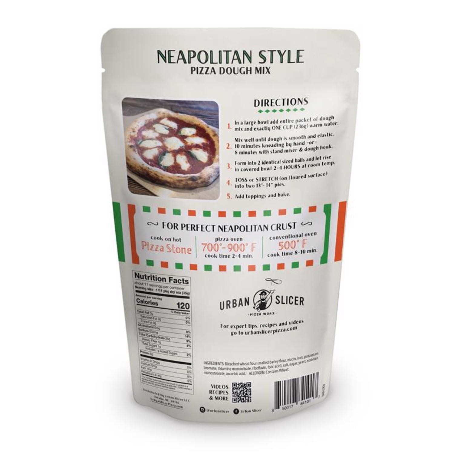Urban Slicer Pizza Worx Pizza Dough Neapolitan Style Pizza Dough Mix 13.4 oz