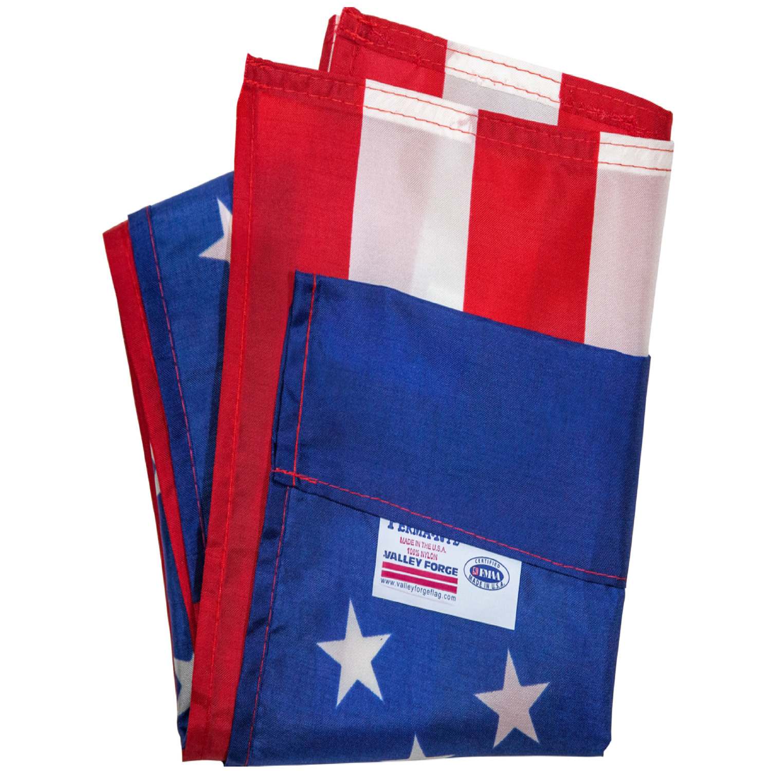 Valley Forge American Flag Set 2.5 in. H X 4 ft. W