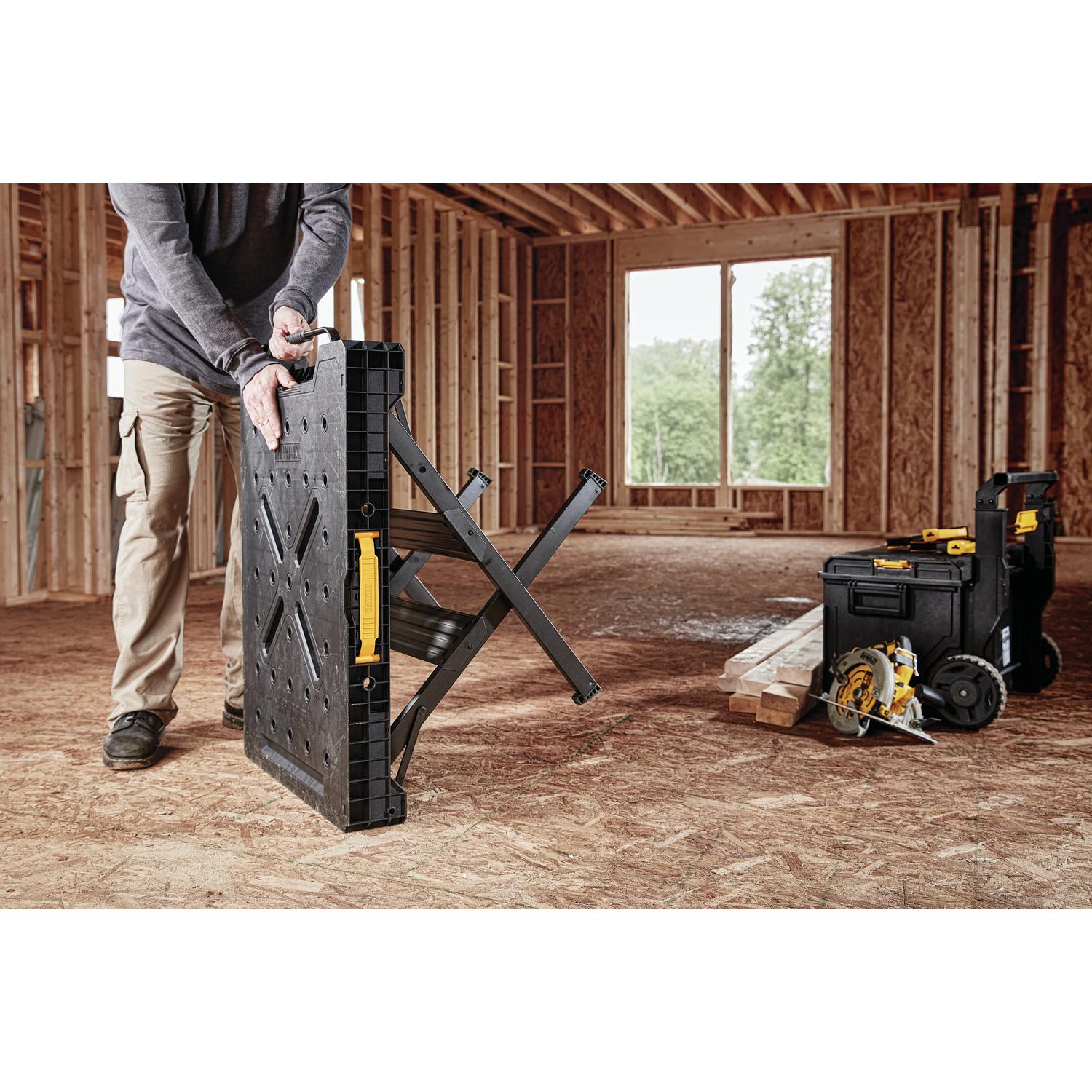 DeWalt 33 in. L X 23 in. W X 31 in. H Folding Workbench 1000 lb. cap.