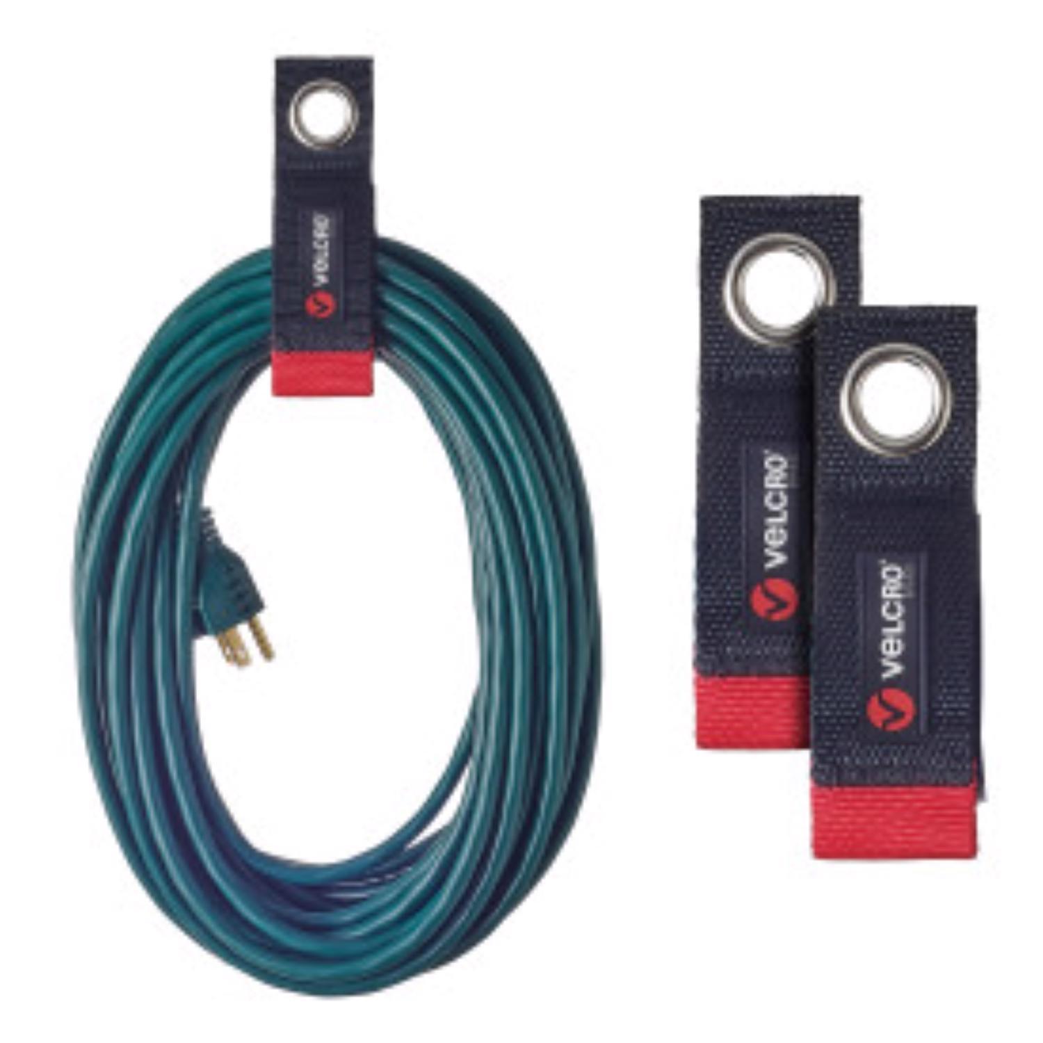VELCRO Brand Easy Hang Nylon/Steel/Hook and Loop Enclosure Extension Cord Storage Strap 60 lb. cap.