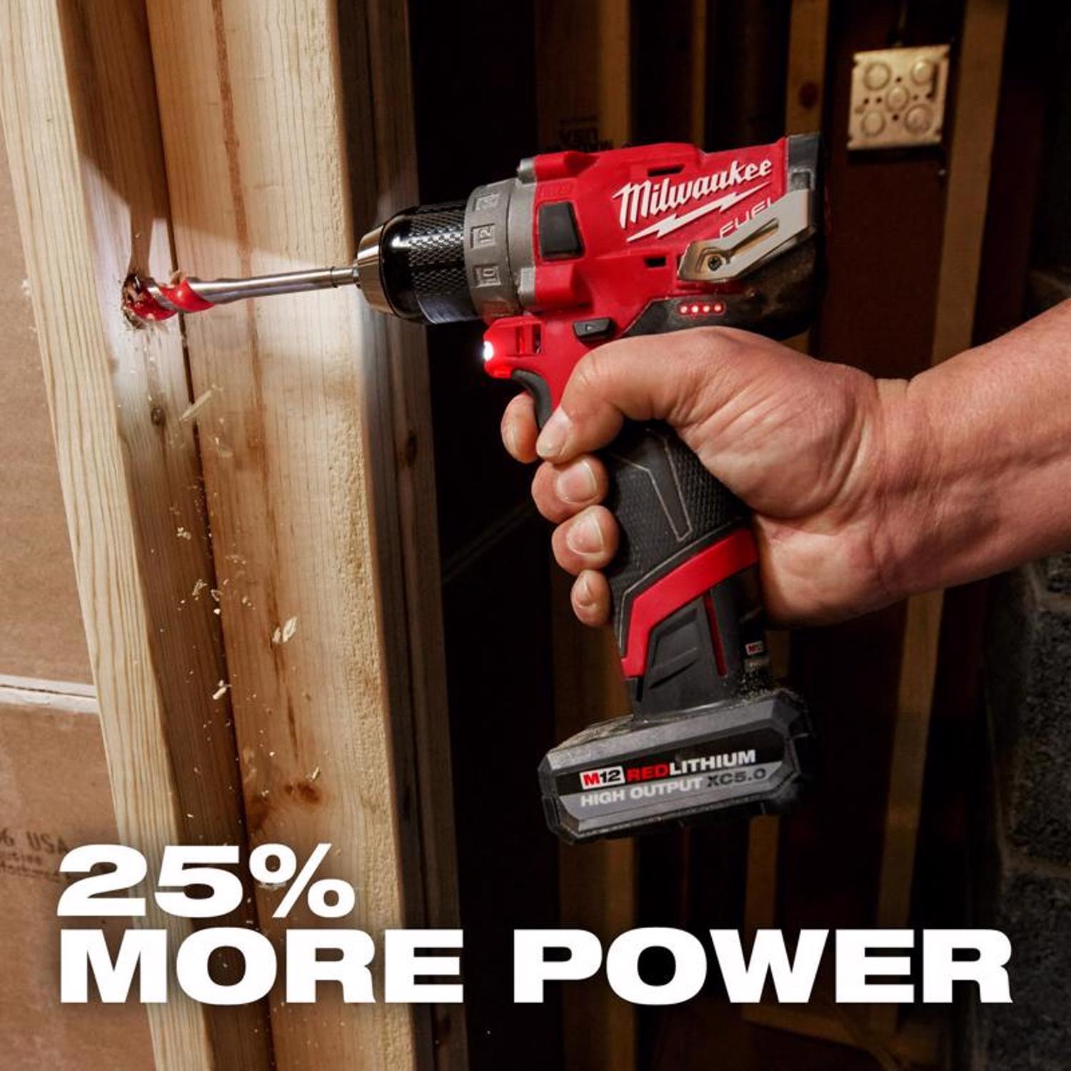 Milwaukee M12 RedLithium XC 5 Ah Lithium-Ion High Output Battery Pack 1 pc