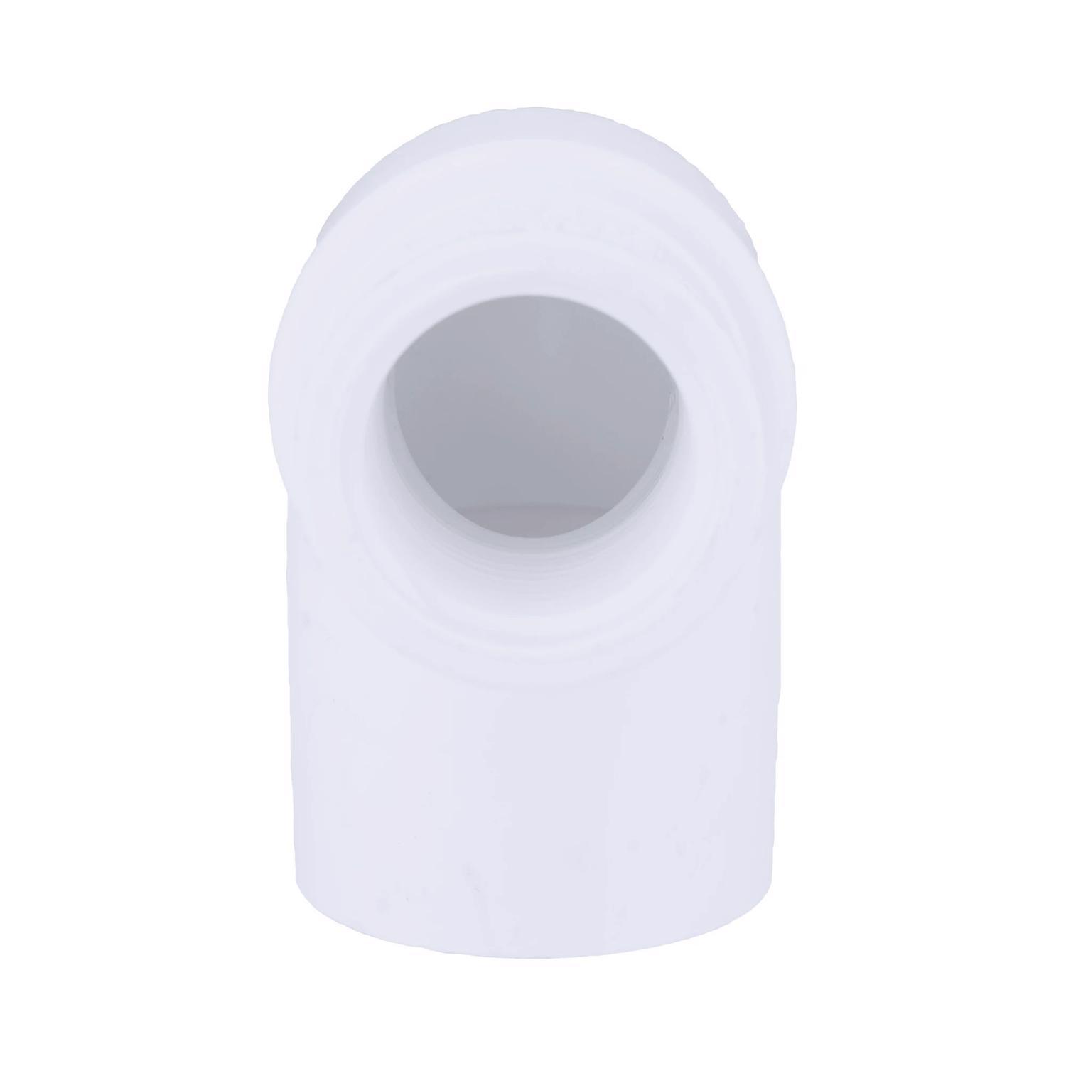 Charlotte Pipe Schedule 40 1 in. Slip X 3/4 in. D FPT PVC Elbow 1 pk