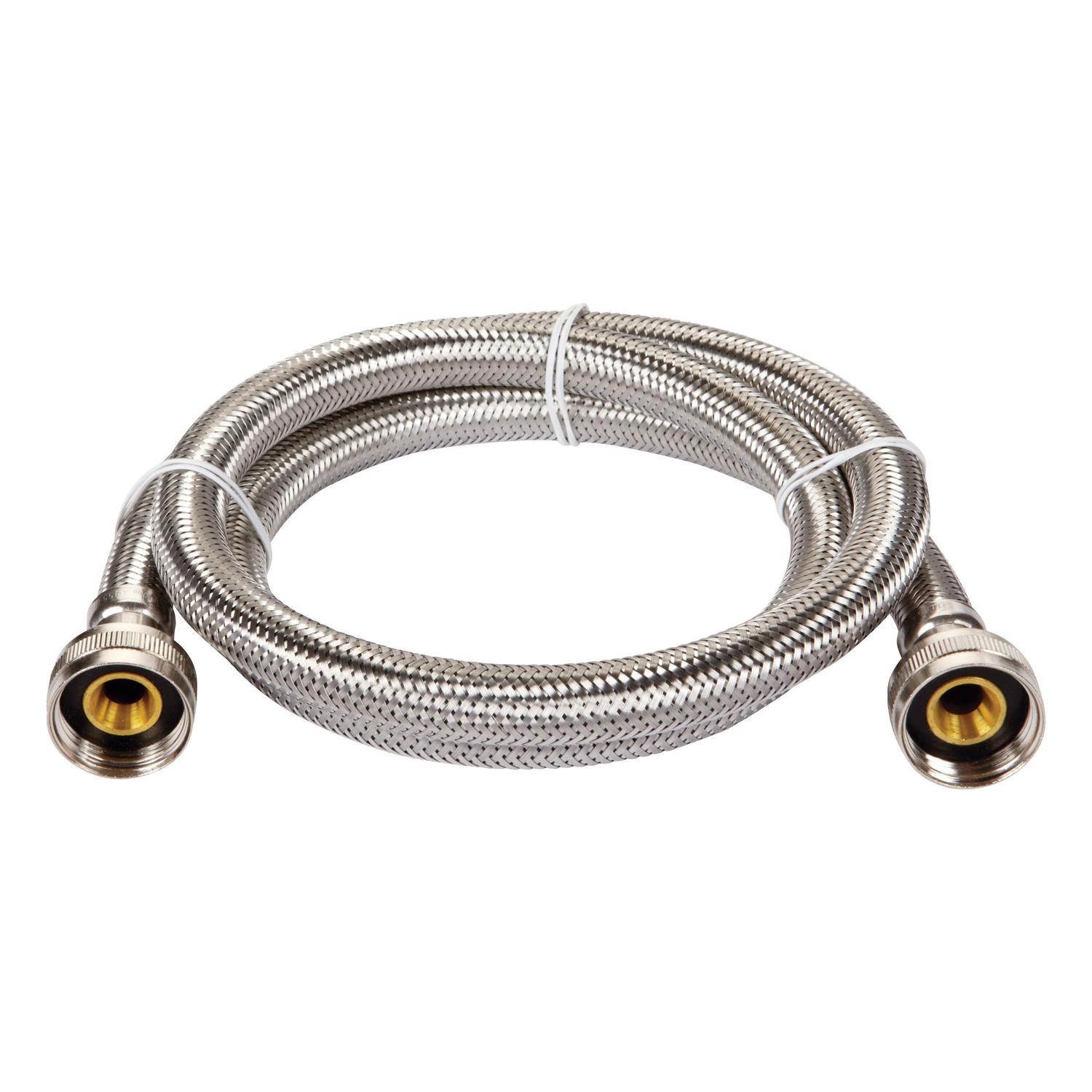 Ace 3/4 in. Hose Thread X 3/4 in. D Hose Thread 48 in. Braided Stainless Steel Supply Line