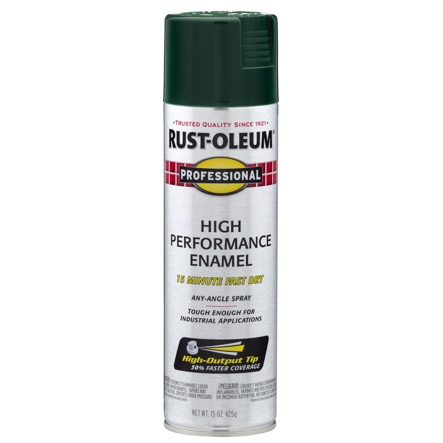 Rust-Oleum Professional Gloss Hunter Green Spray Paint 15 oz