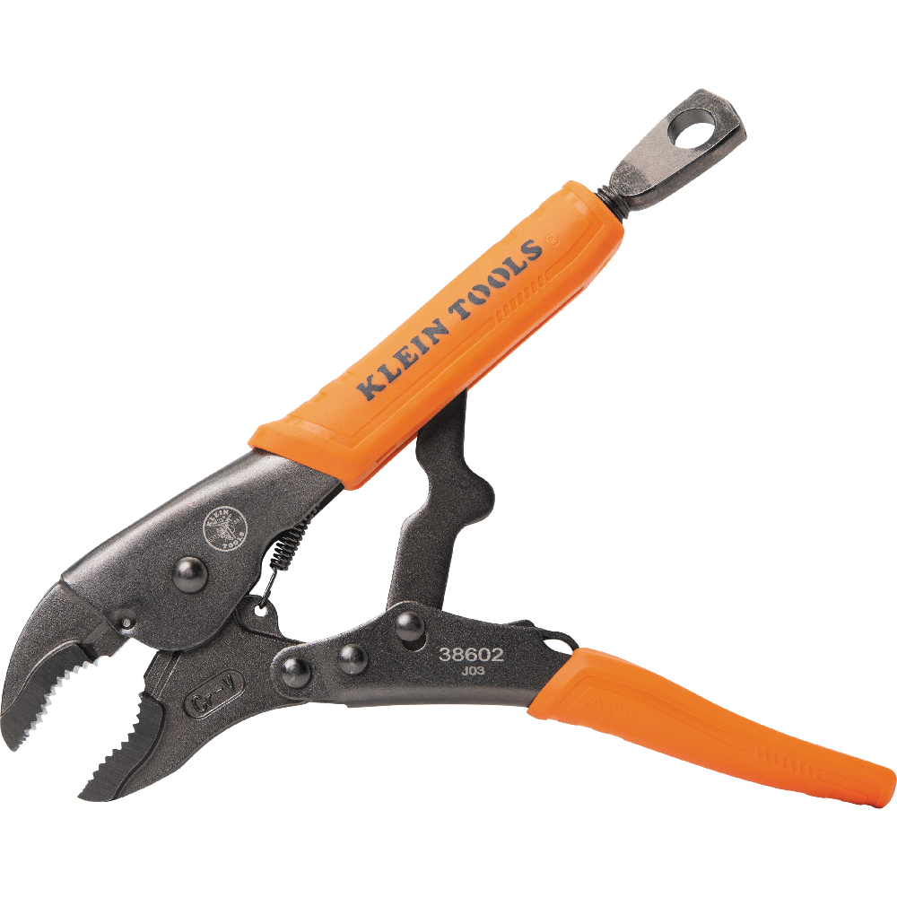 Klein Curved Jaw Locking Pliers, 10-in.