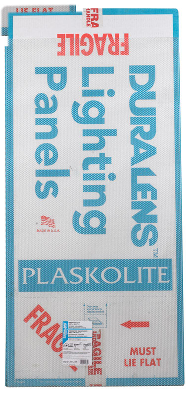 Plaskolite Duralens Acrylic Prismatic Lighting Panel 47-3/4 in. H x 23-3/4 in. W