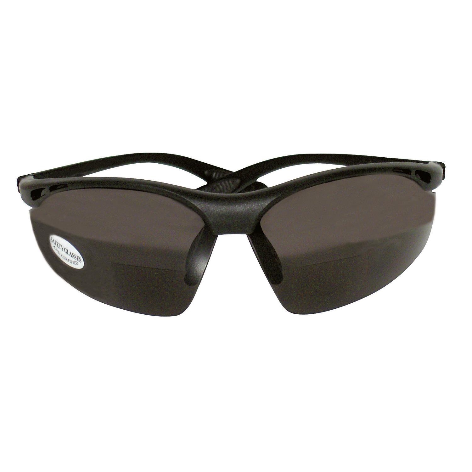 Sierra Ranch Bi-Focal Safety Readers Smoke Lens Black Frame 1 pc