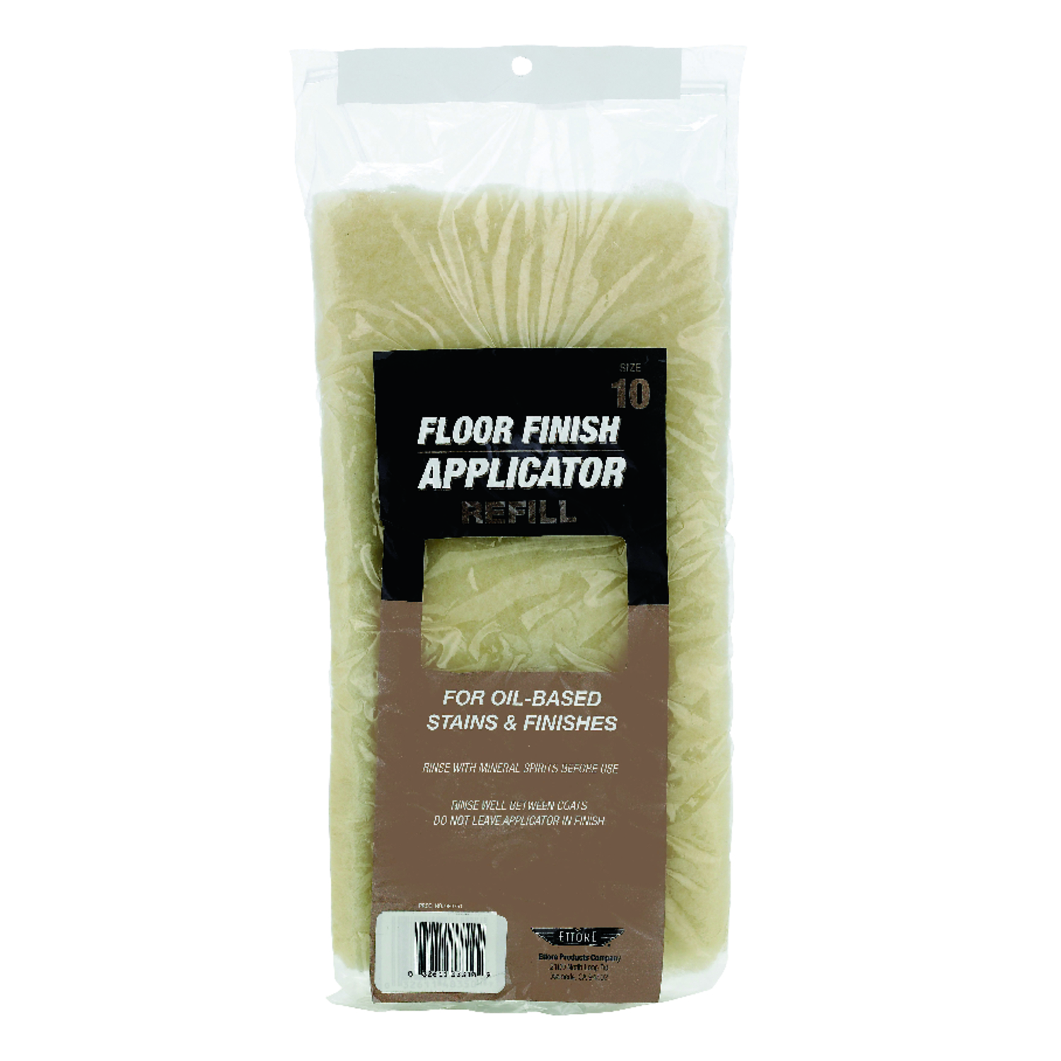 Ettore 10 in. Floor Applicator Microfiber Refill Pad 1 pk