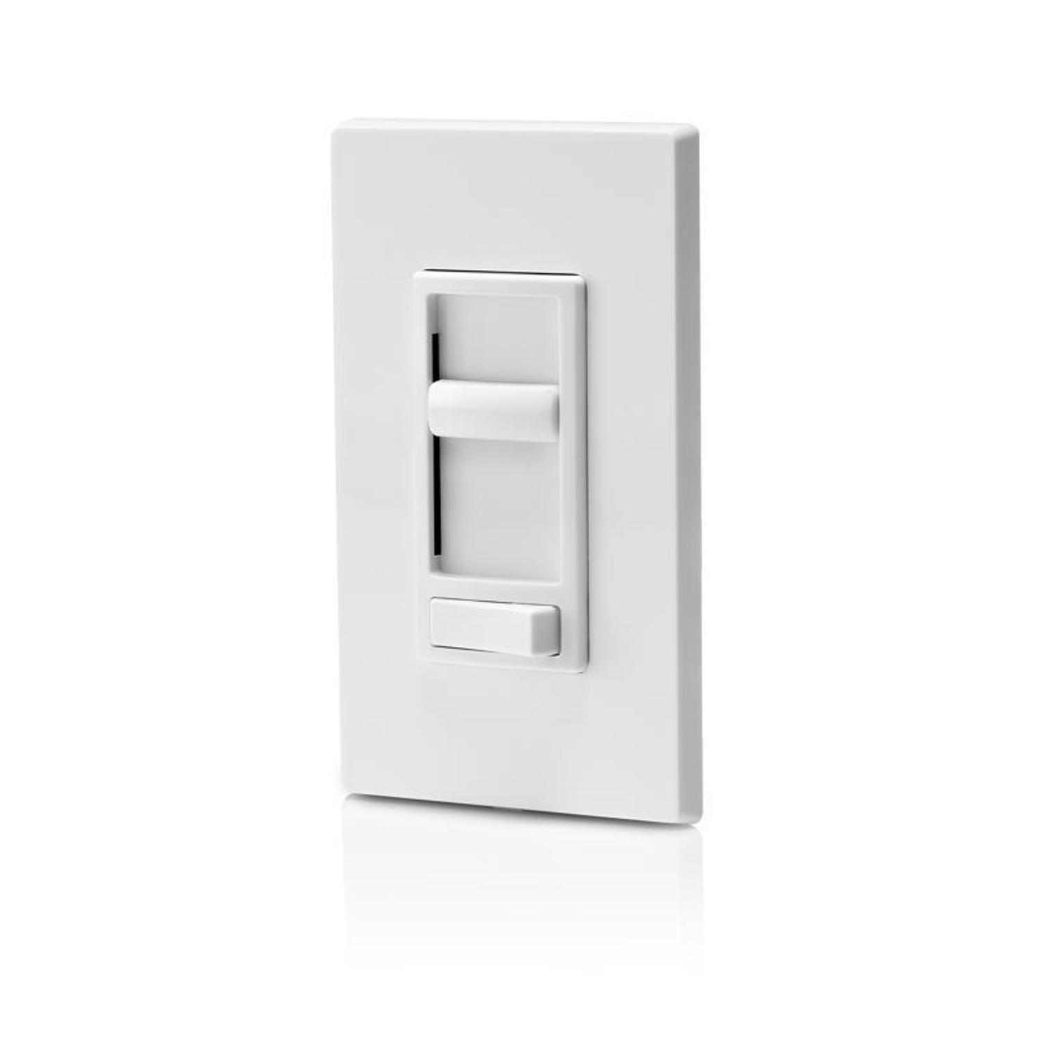 Leviton Decora SureSlide White 600 W Preset Slide Dimmer Switch 1 pk