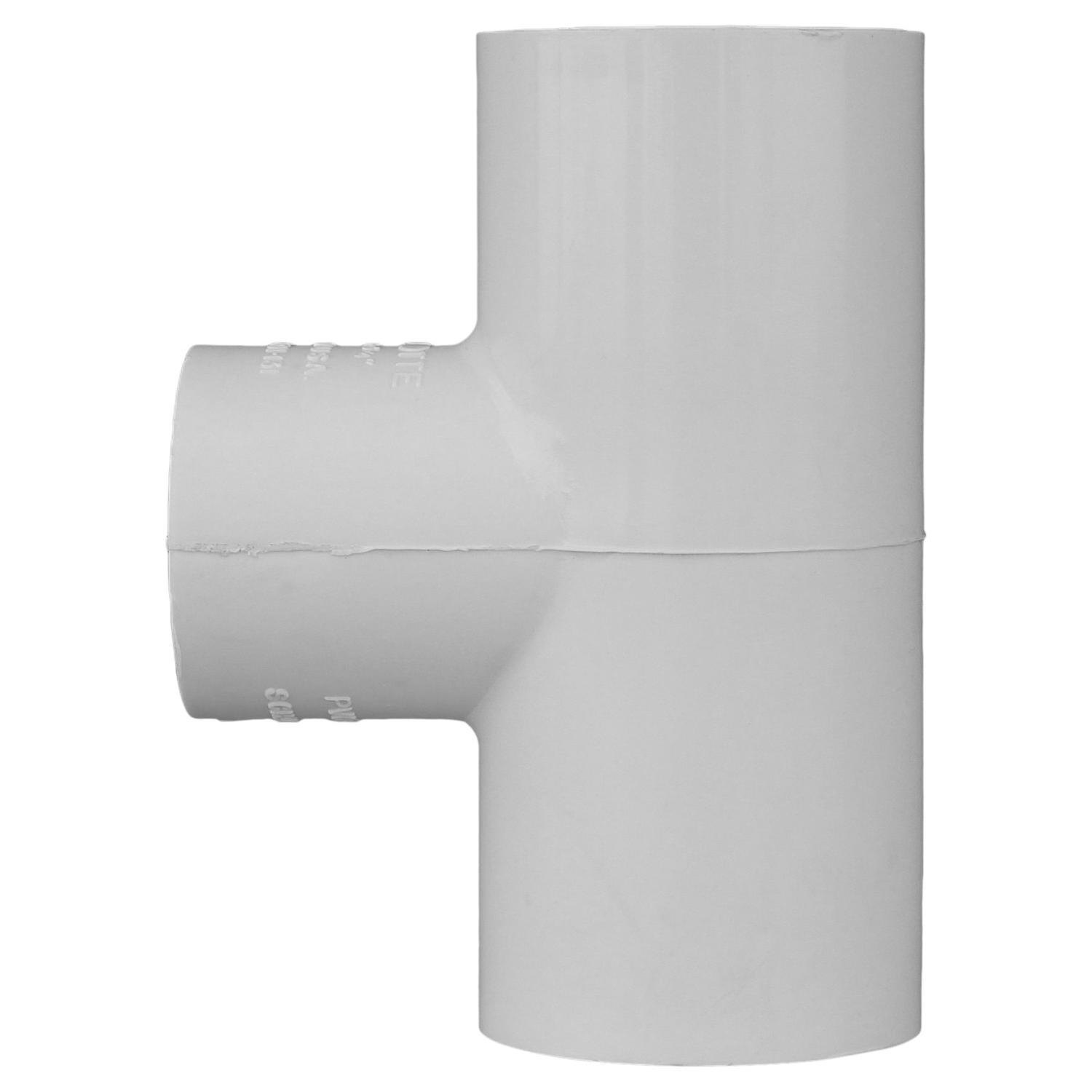 Charlotte Pipe Schedule 40 3/4 in. Slip X 1 in. D Slip PVC Reducing Tee 1 pk
