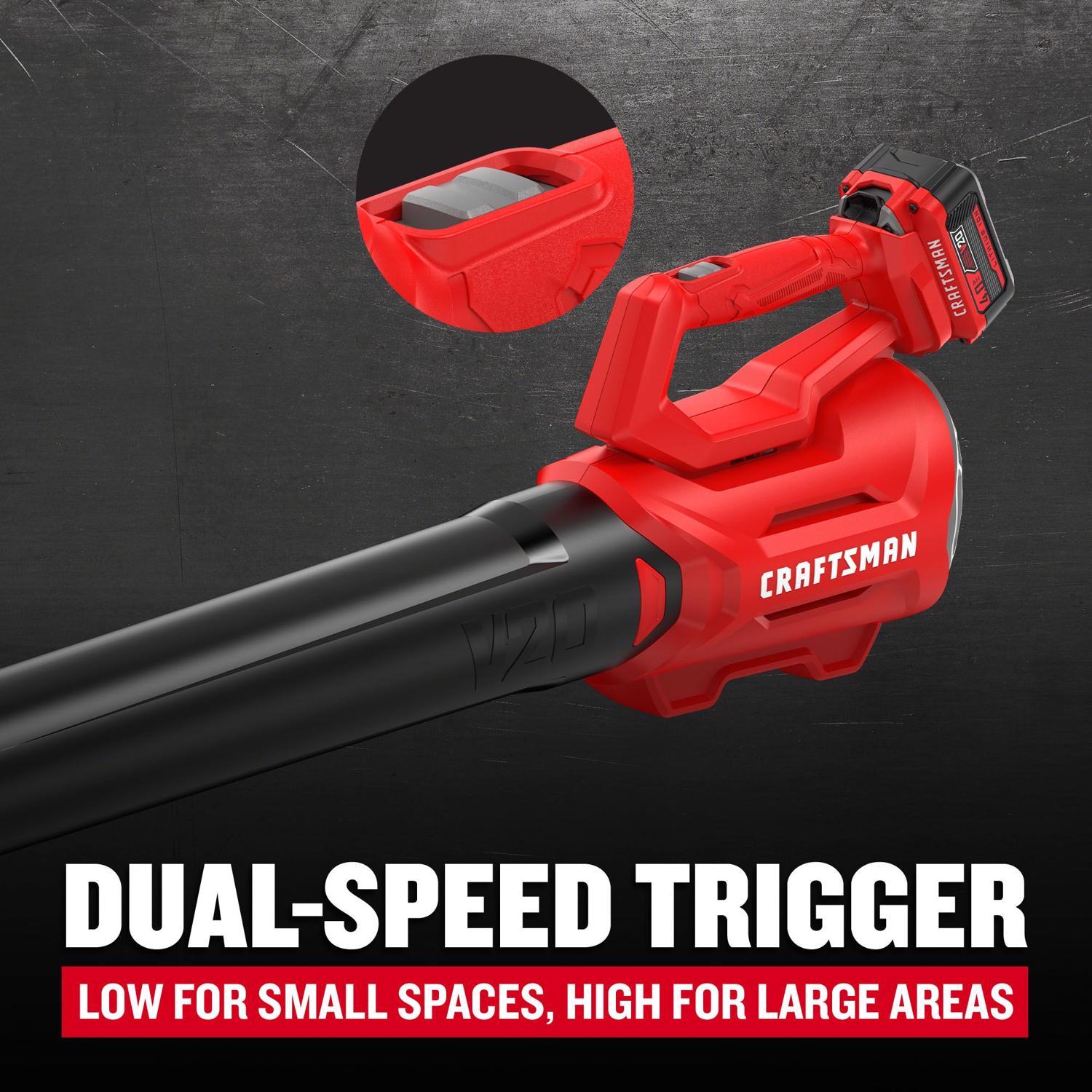 Craftsman V20 CMCBL700D1 90 mph 340 CFM Battery Handheld Blower Kit (Battery & Charger)