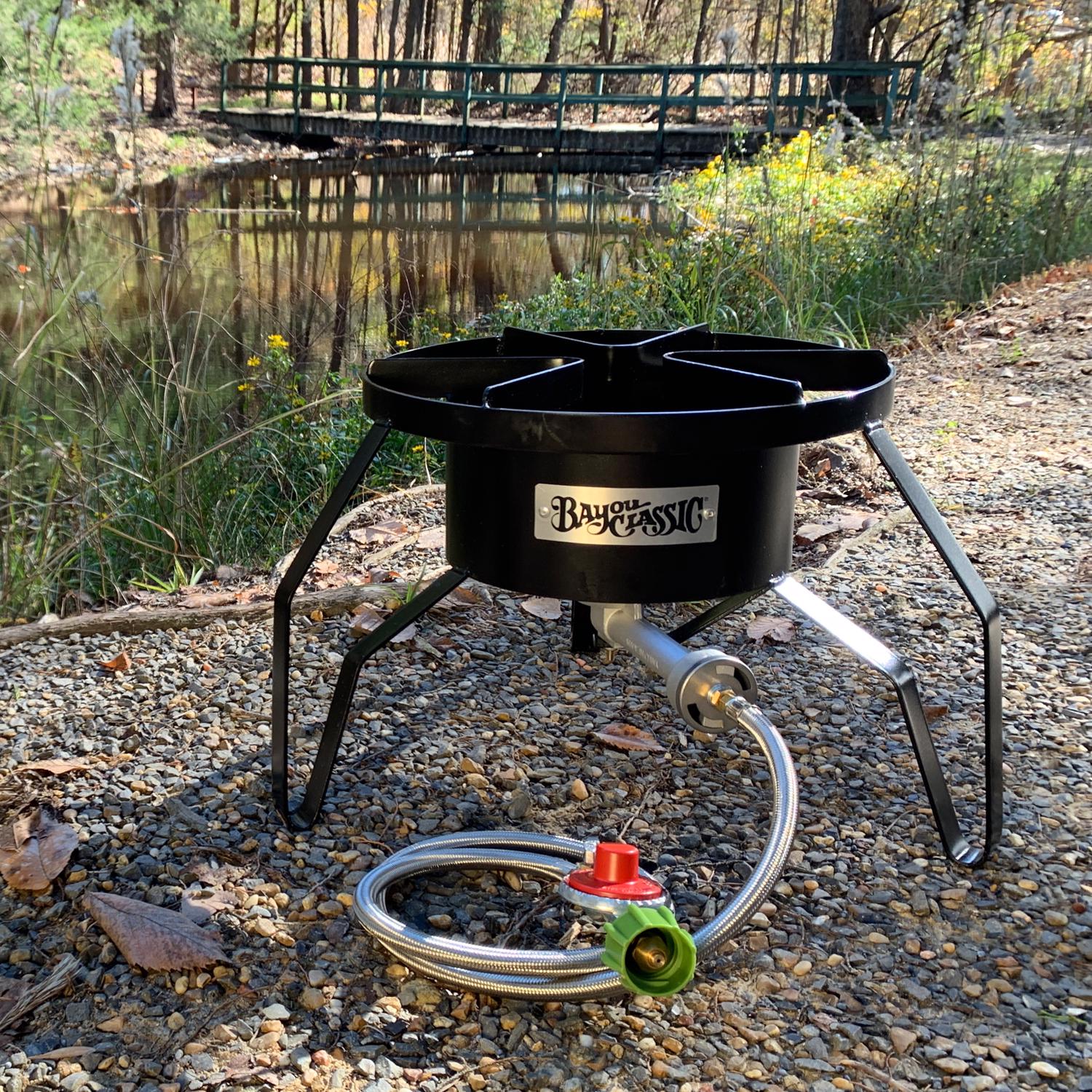 Bayou Classic 59000 BTU Welded Steel Frame Outdoor Cooker 0 qt