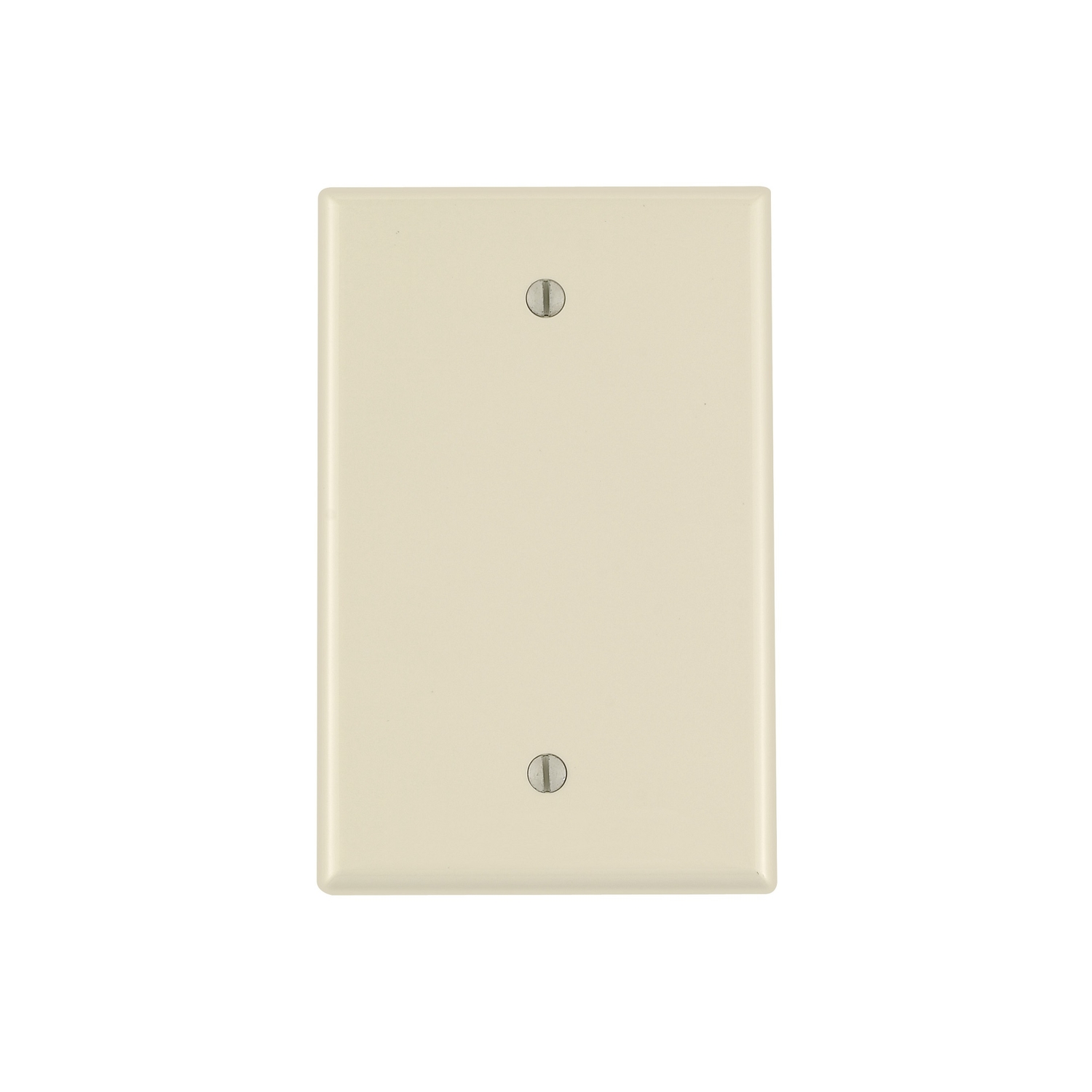 Leviton Ivory 1 gang Nylon Blank Wall Plate 1 pk