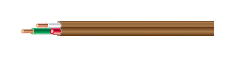 Southwire 500 ft. 18/3 Copper Thermostat Wire Brown - Sold by the foot