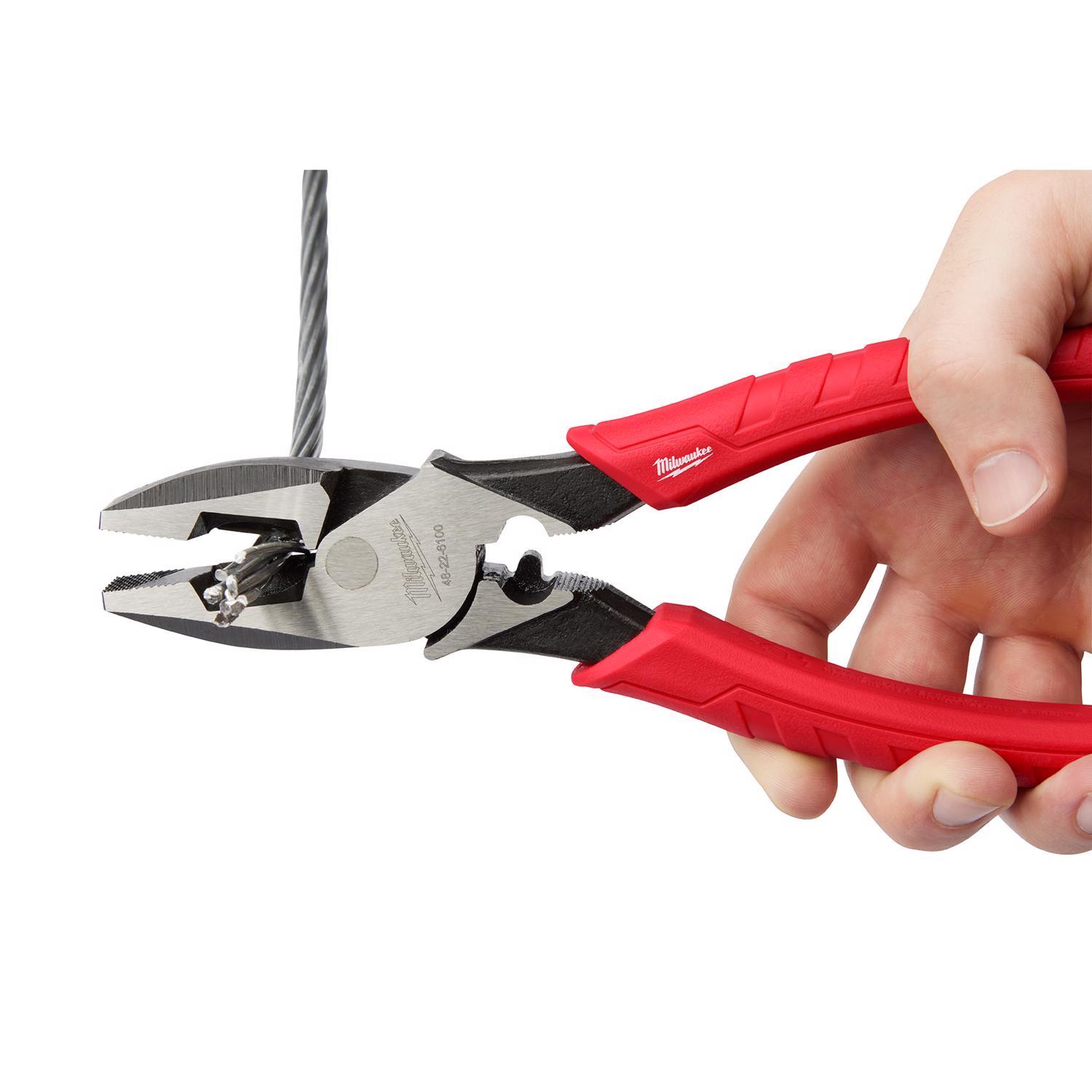 Milwaukee 9 in. Forged Alloy Steel High Leverage Linesman Pliers