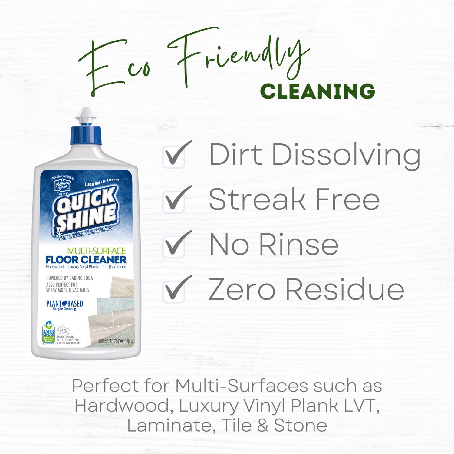 Holloway House Quick Shine Fresh Scent Multi-Surface Floor Cleaner Liquid 27 oz