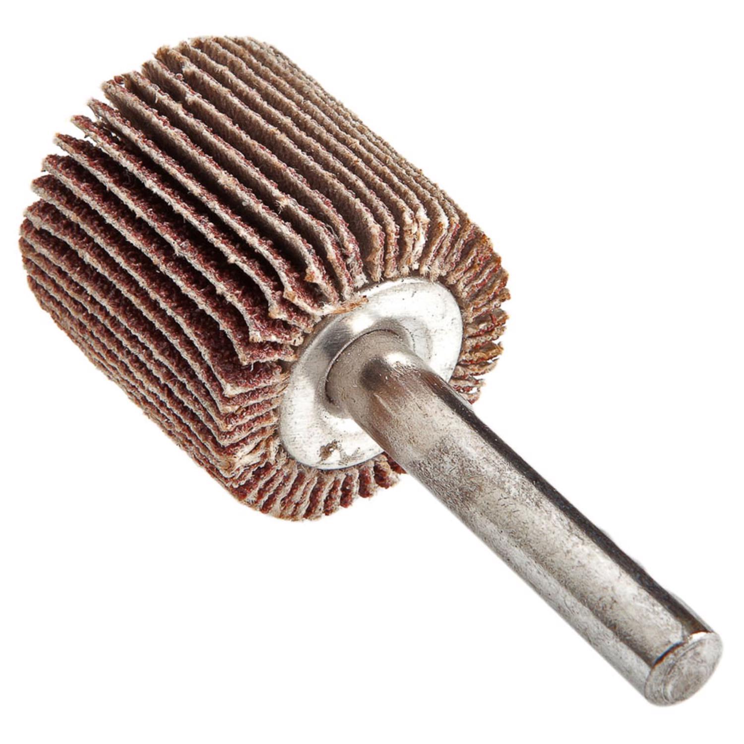 Forney 1 in. D X 1/4 in. Aluminum Oxide Flap Wheel 80 Grit 1 pc