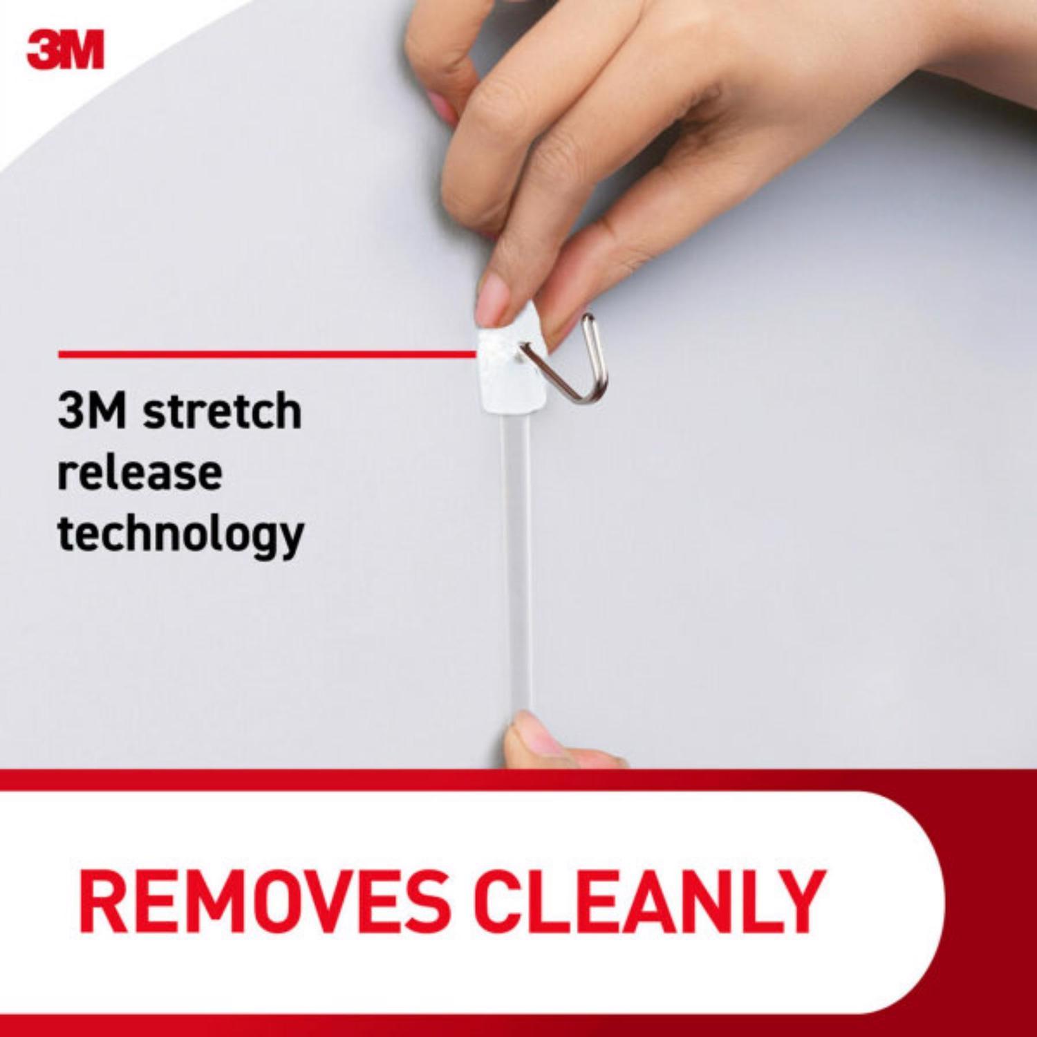 3M Command Small Plastic Wire Hooks 1.625 in. L 3 pk