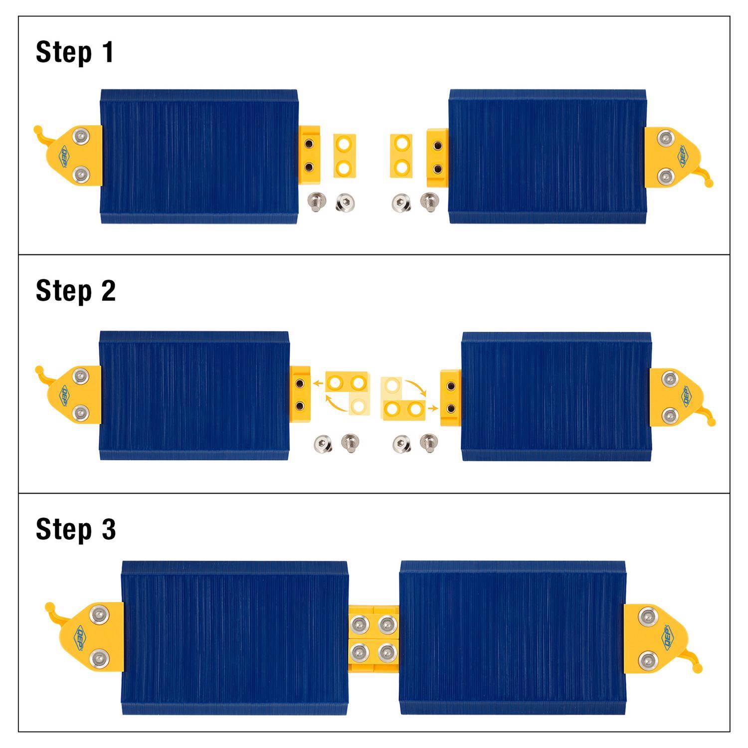 QEP 6 in. H X 4 in. W X 1/4 in. L Plastic Contour Gauge 1 pk