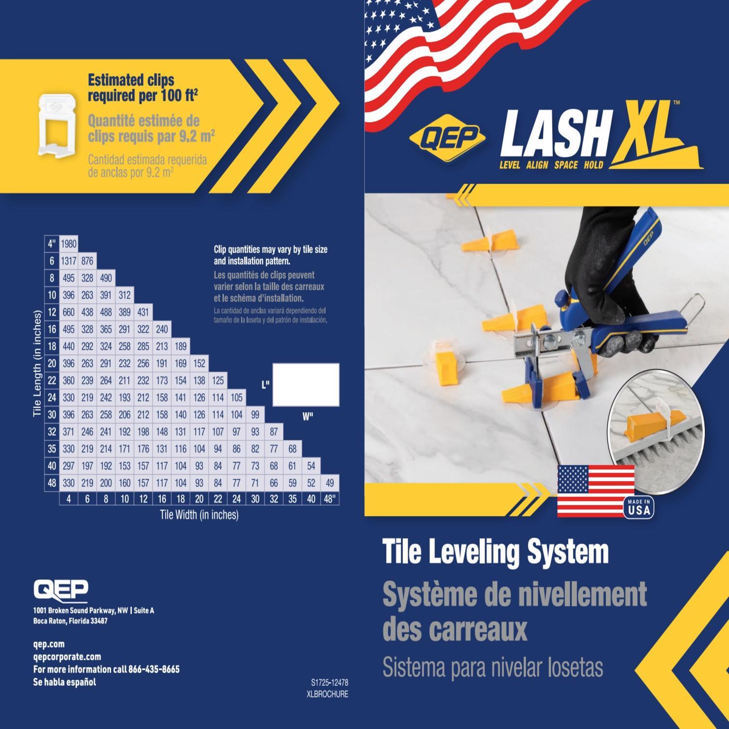QEP Xtreme 1/16 in. H Plastic Tile Leveling Wedge 500 pc