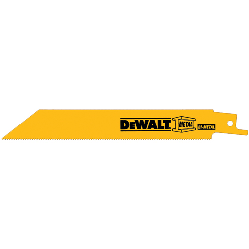 6" 18 TPI Straight Back Bi-Metal Reciprocating Blade (25 pack)