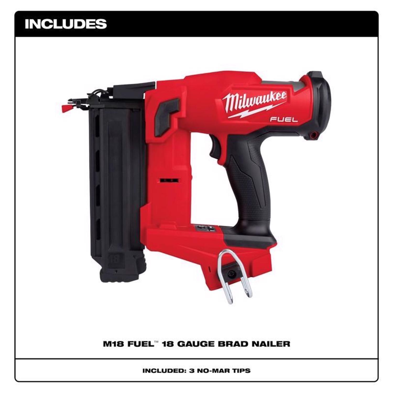 Milwaukee M18 FUEL 18 Ga. 18 Volt Brushless Brad Nailer