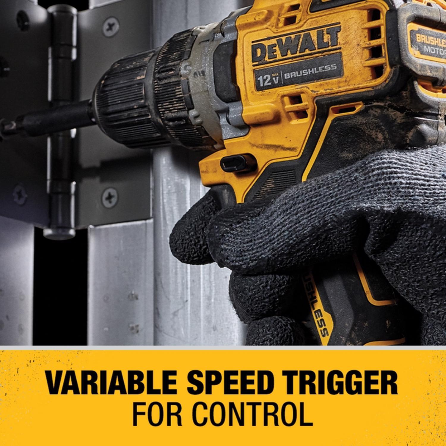 DeWalt 12V MAX XTREME 3/8 in. Brushless Cordless Drill/Driver Kit (Battery &amp; Charger)