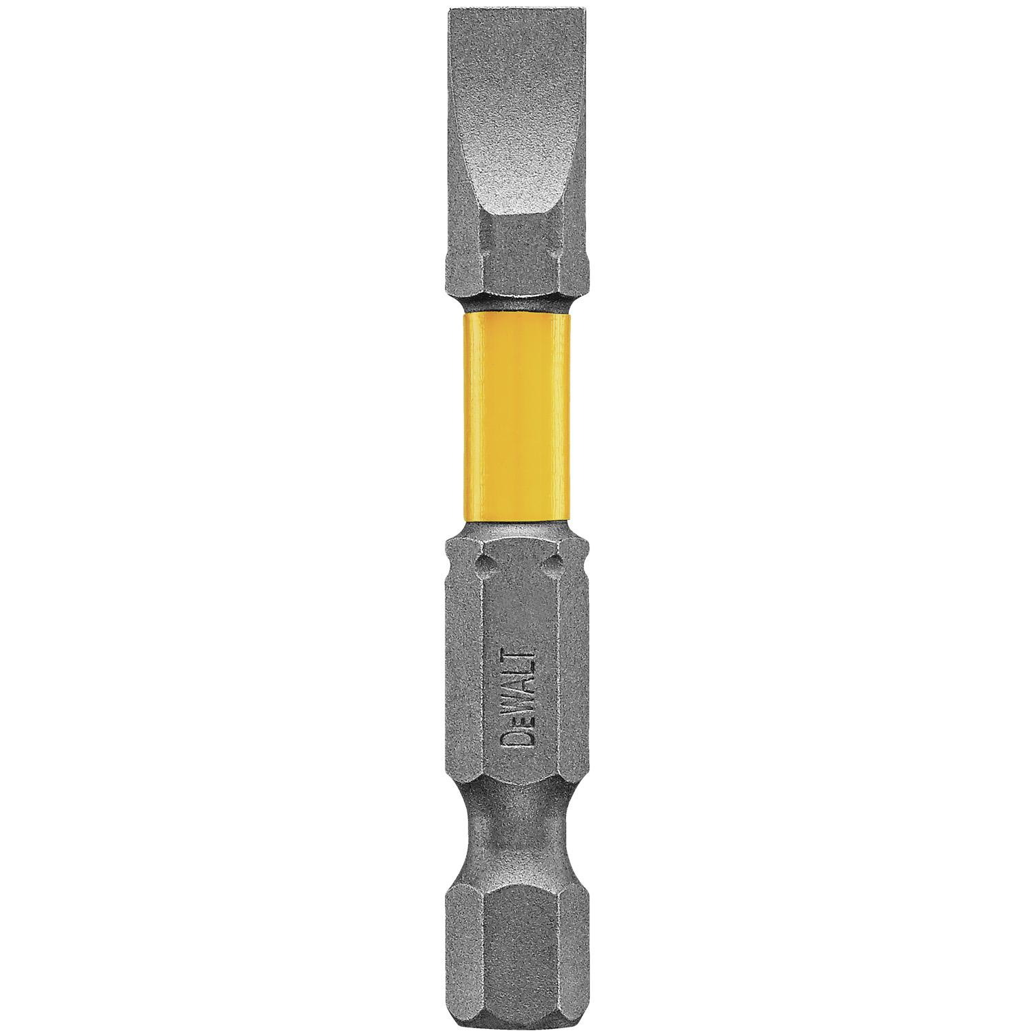 DEWALT Max Fit Slotted #6 and #8 X 2 in. L Power Bit S2 Tool Steel 2 pc