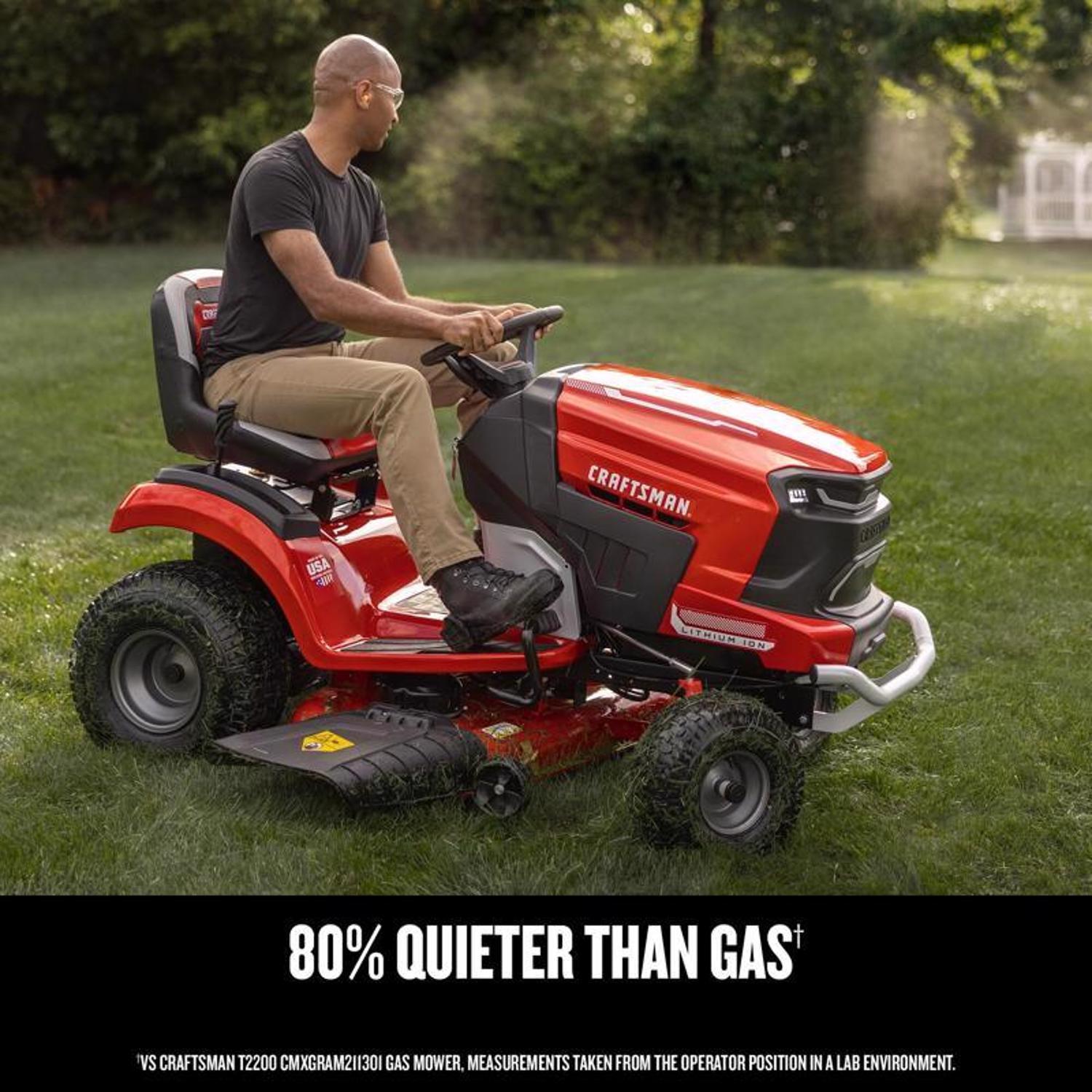 Craftsman CMCRM233303 42 in. Electric 56 V Battery Riding Mower Kit (Battery & Charger)