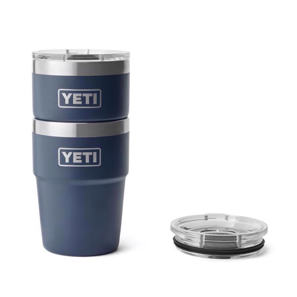 YETI Rambler 16 oz. Navy BPA Free Stackable Tumbler with MagSlider Lid