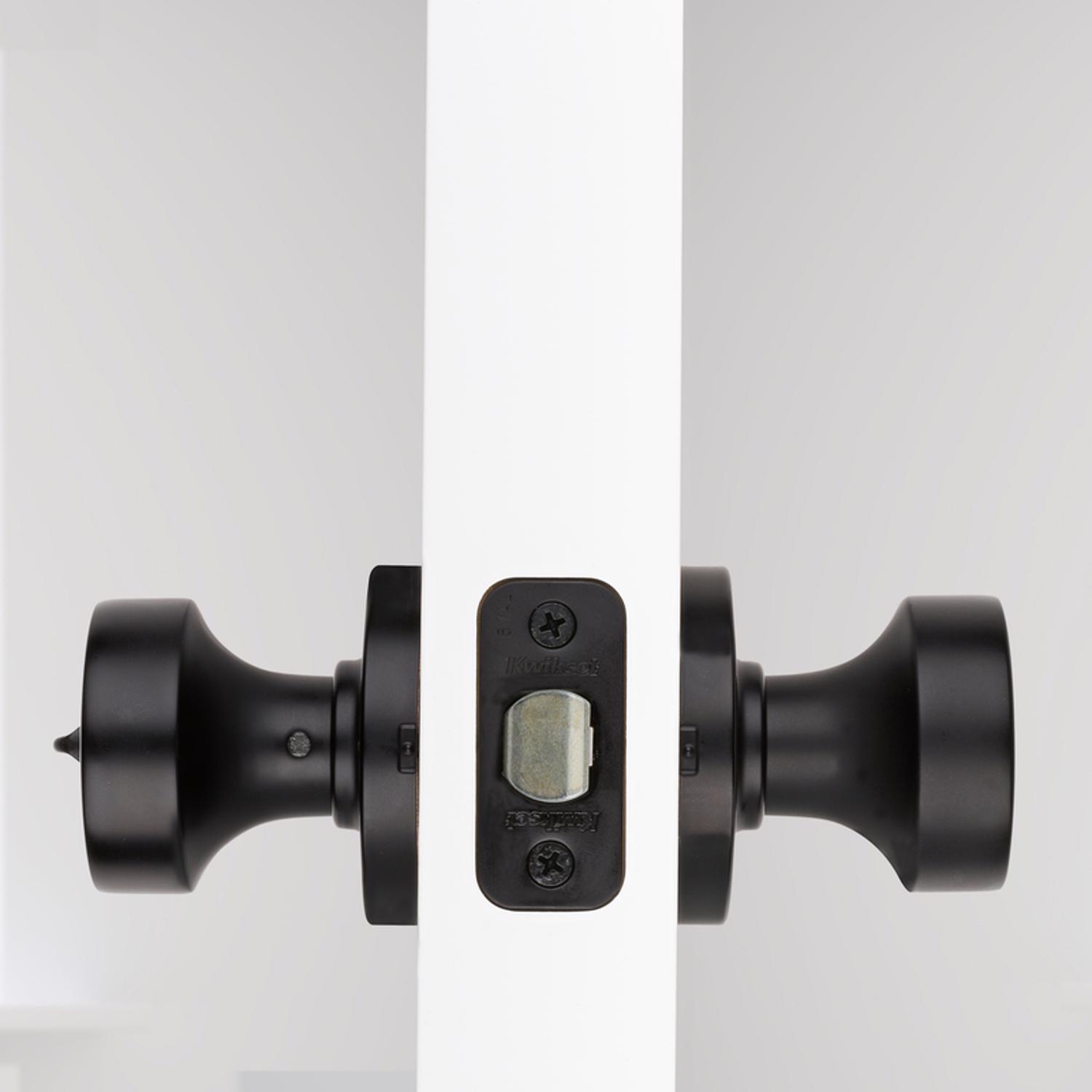 Kwikset Signature Series Pismo Matte Black Knob