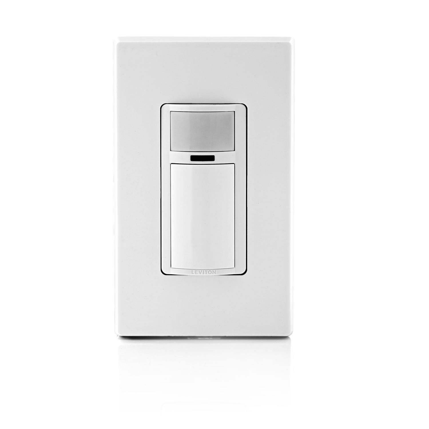 Leviton Decora 2.5 amps Single Pole Motion Sensor Switch White 1 pk
