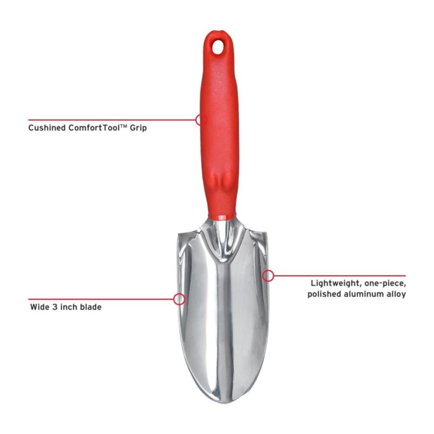 Corona 12 in. Aluminum Garden Hand Trowel Poly Handle