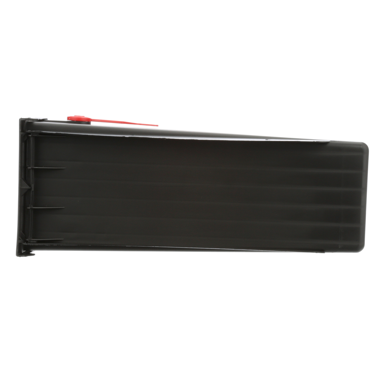 Gibraltar Mailboxes Parsons Classic Plastic Post Mount Black Mailbox
