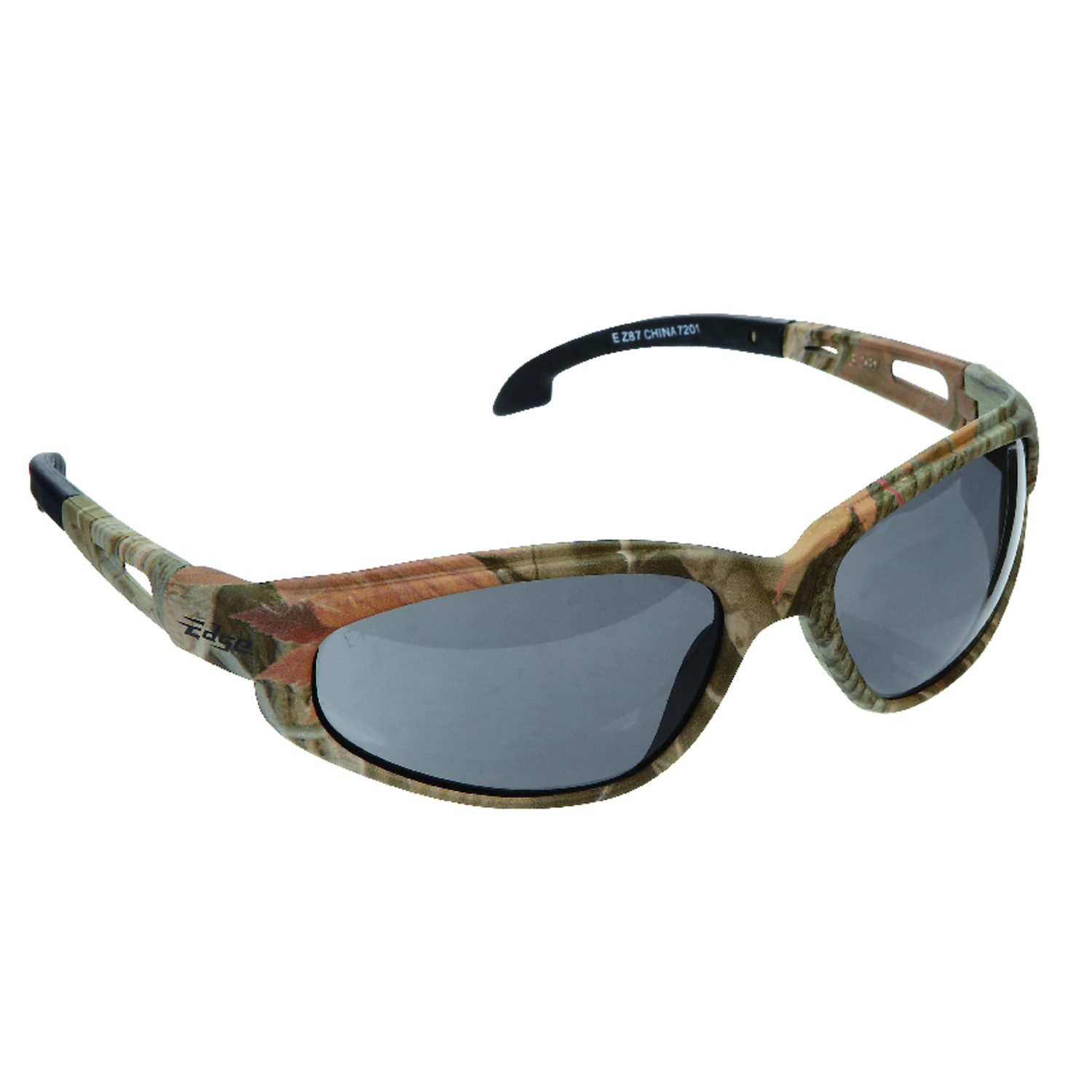 Edge Eyewear Dakura Safety Glasses Smoke Lens Camouflage Frame 1 pc