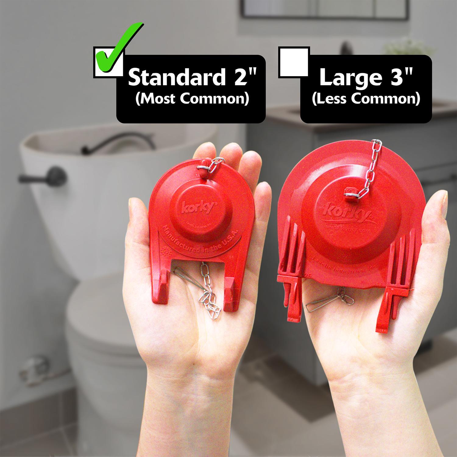 Korky QuietFILL Platinum Universal Complete 2 Inch Toilet Repair Kit