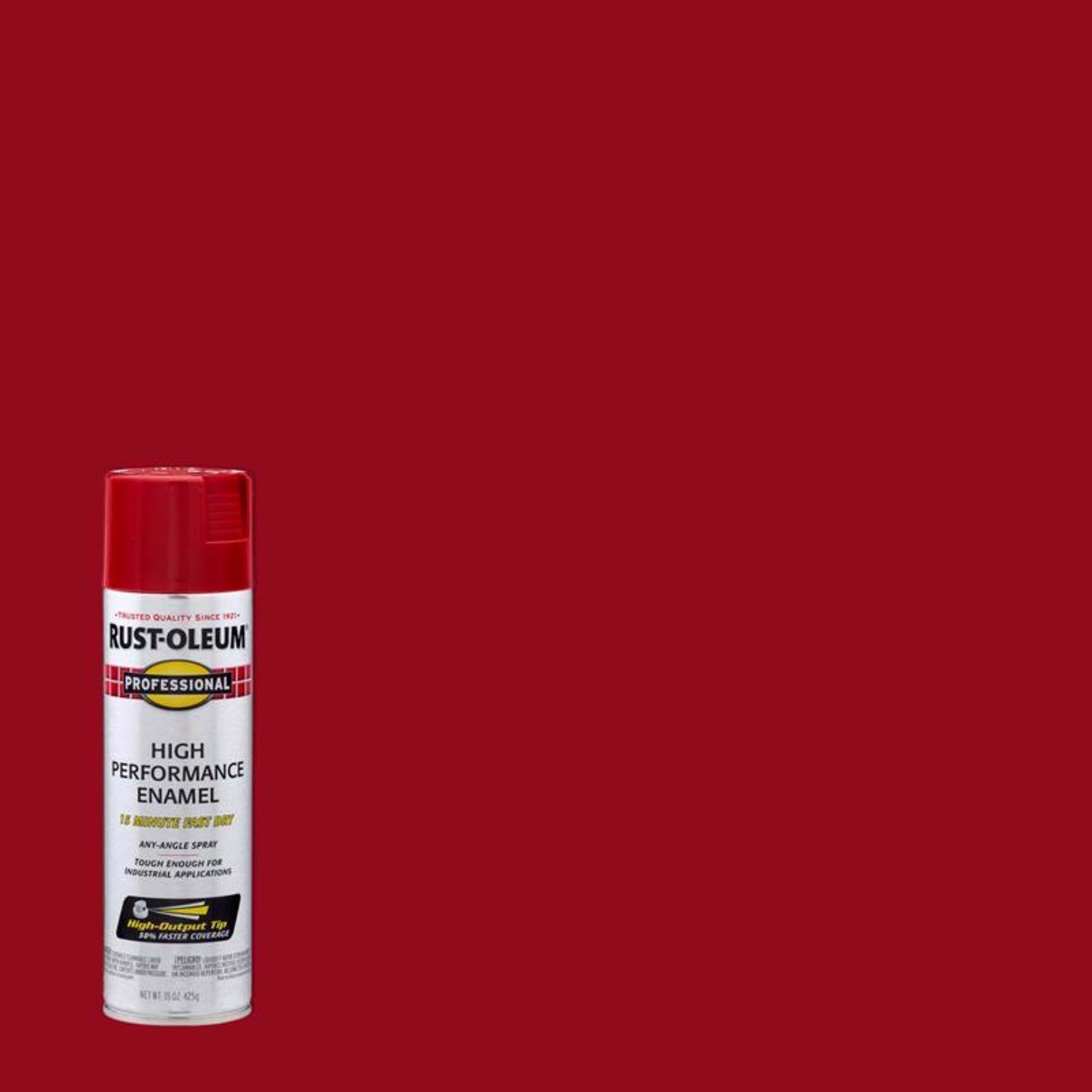Rust-Oleum Professional Safety Red Enamel Spray 15 oz.