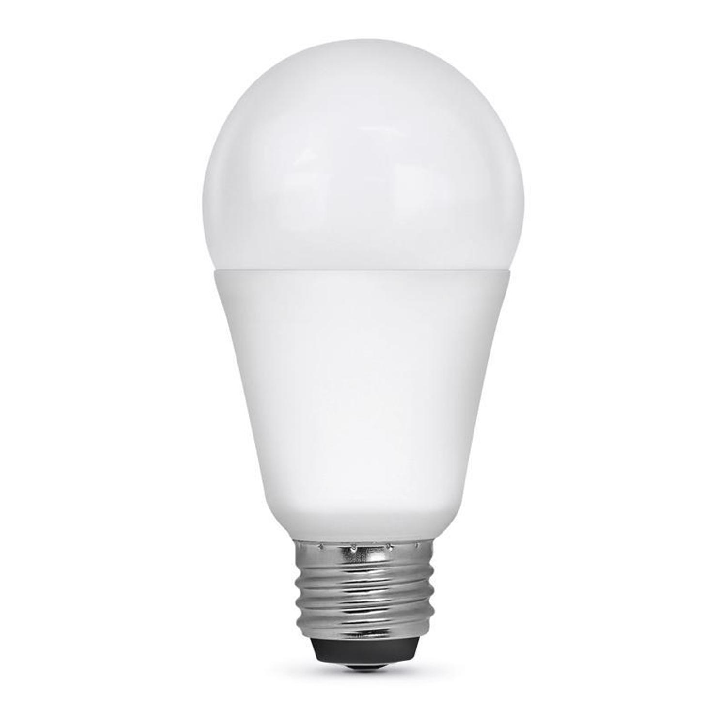 Feit A19 E26 (Medium) LED Bulb Soft White 30/70/100 Watt Equivalence 1 pk
