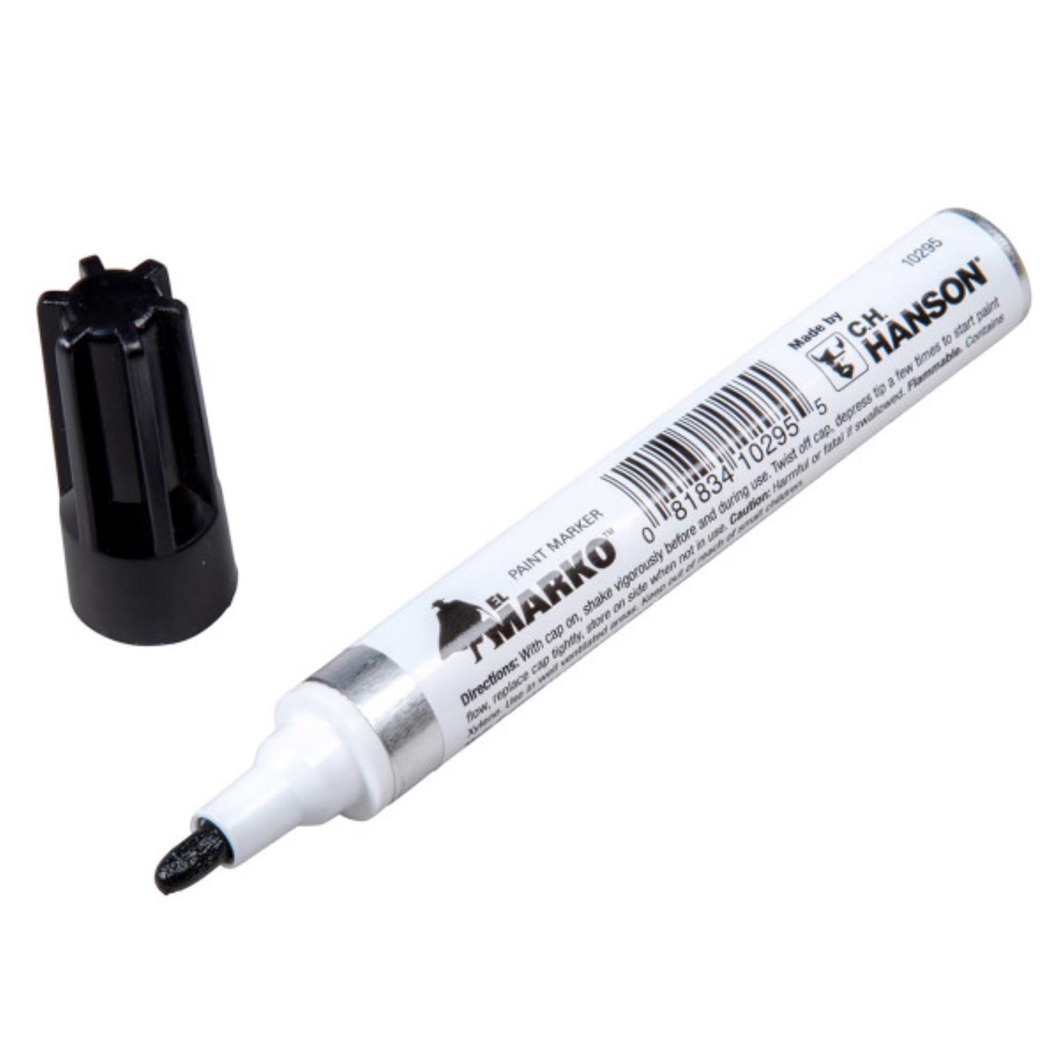 C.H. Hanson Black Valve Tip Paint Marker 1 pk