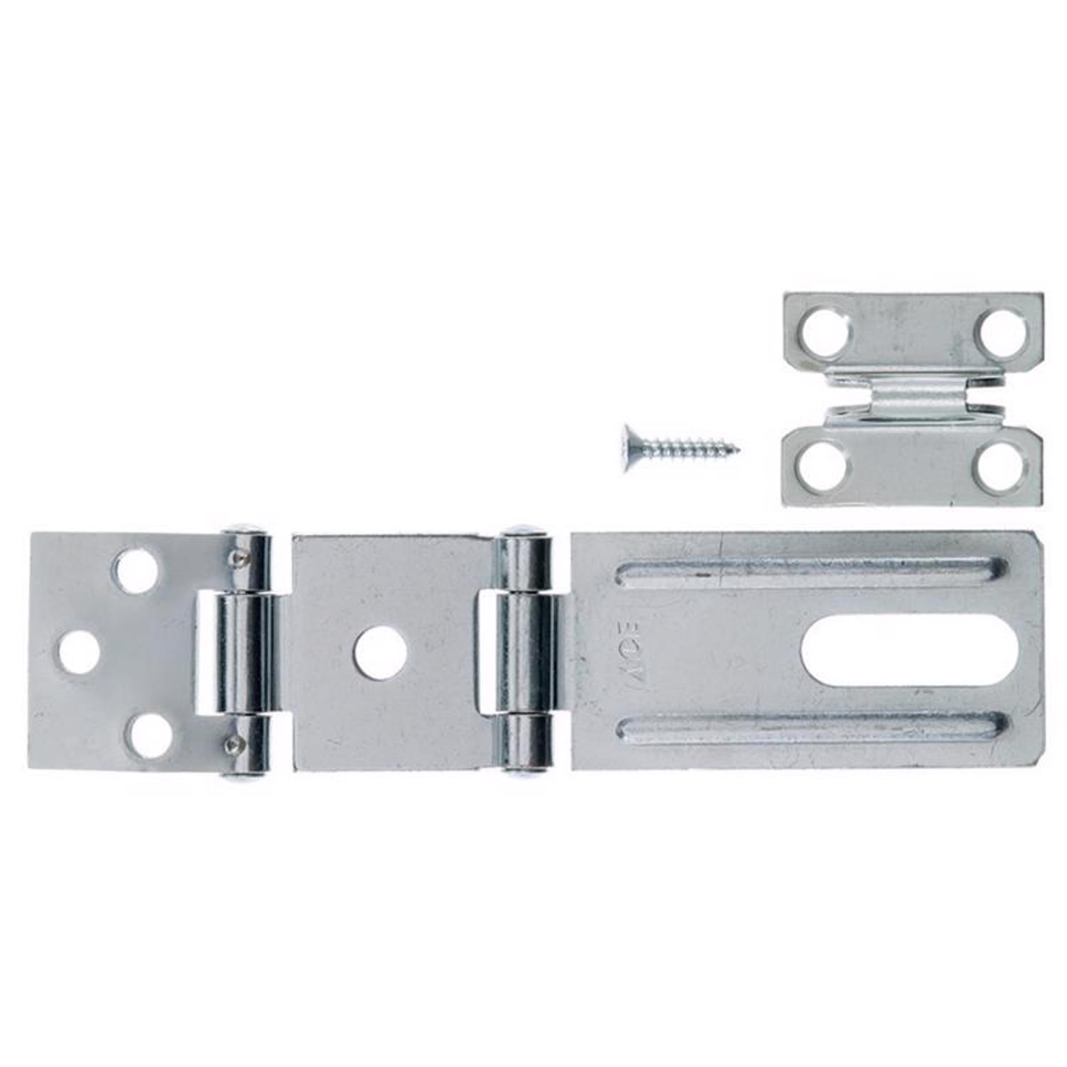 Ace Zinc 3-1/4 in. L Double Hinge Safety Hasp